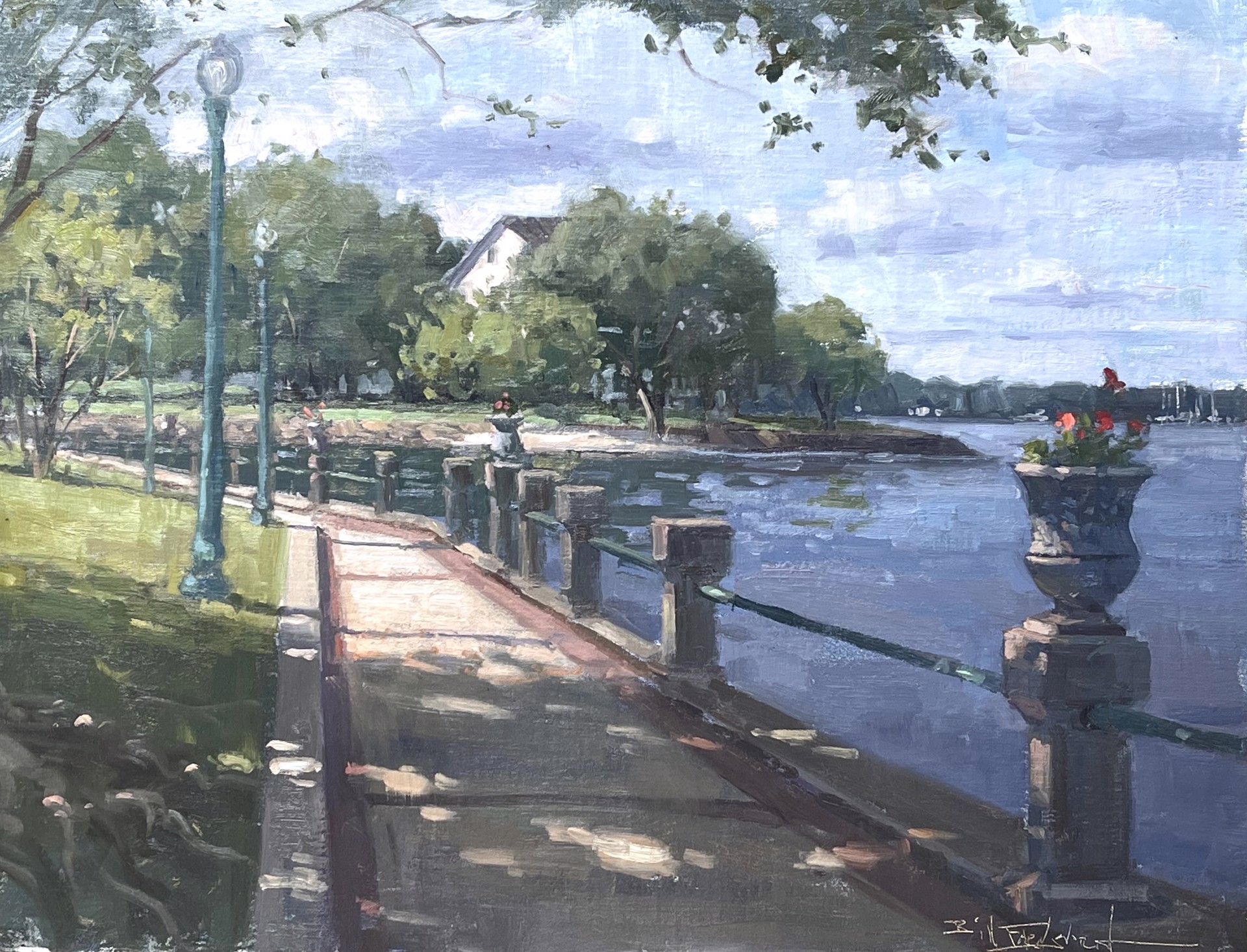 River Walk by Bill Farnsworth