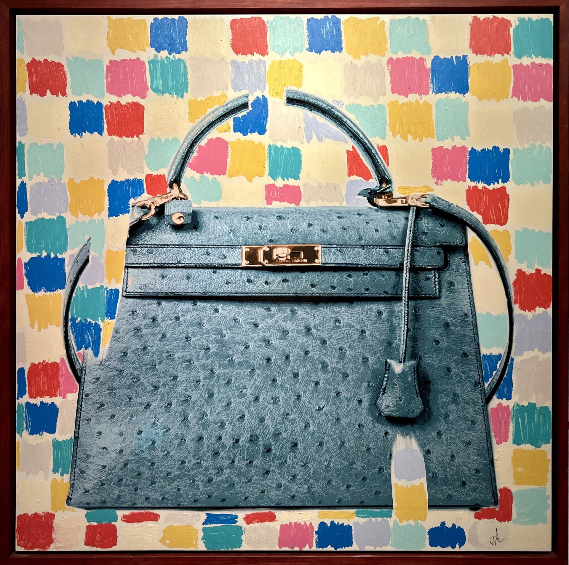 Blue Ostrich 4 by Tyler Sean