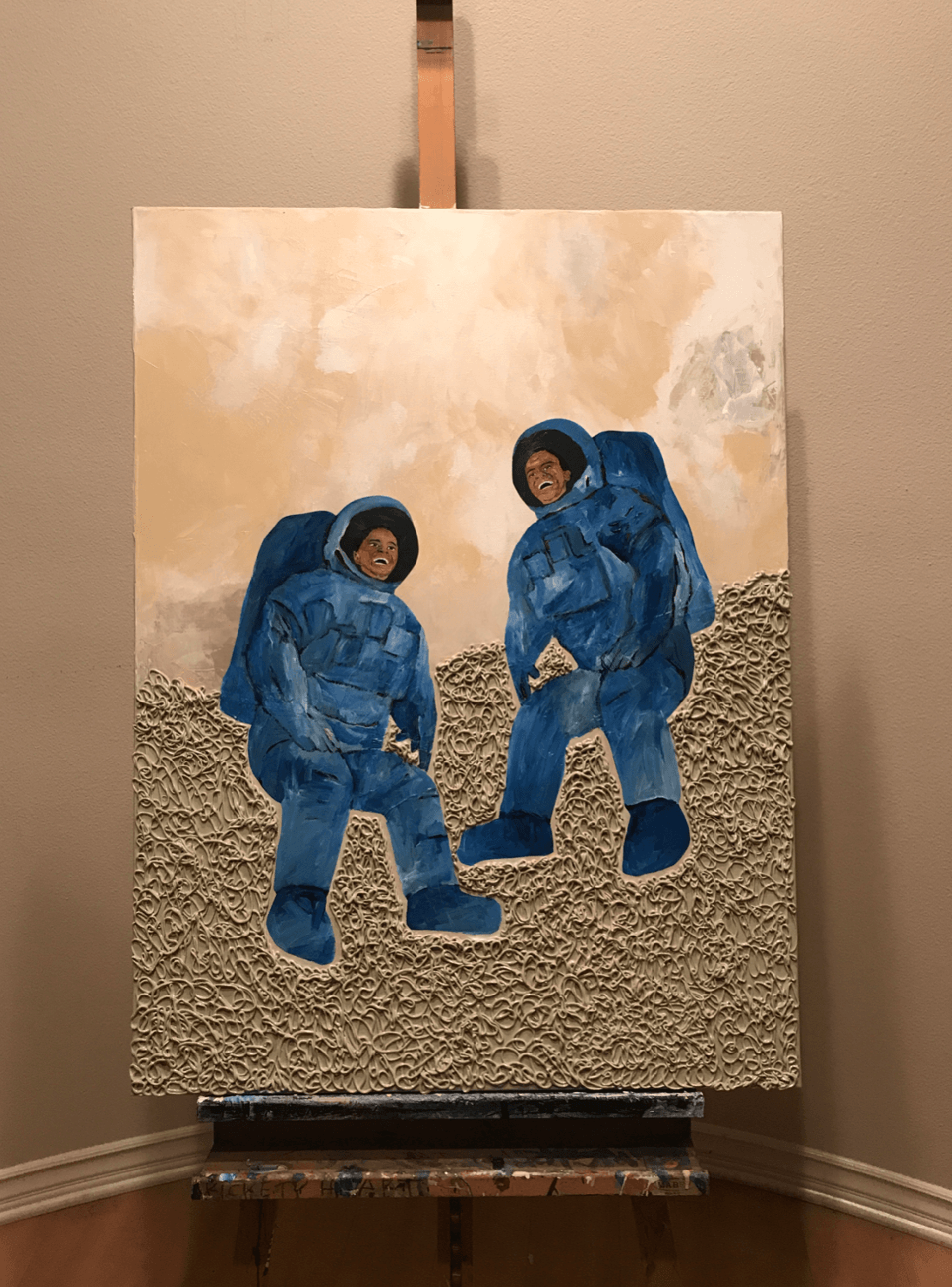 Men on the  Moon by Will Raojenina