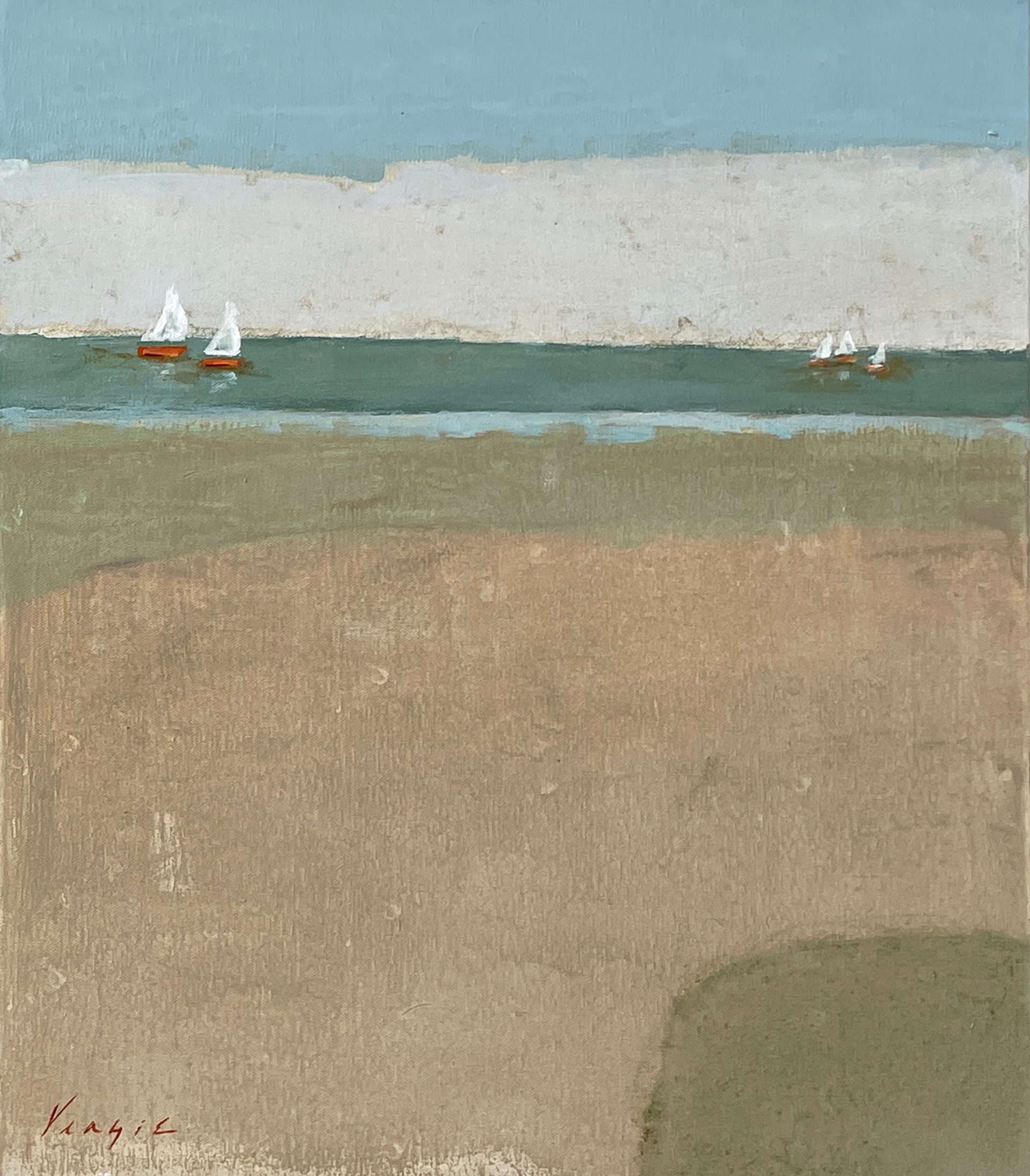 Day Sailing 1 by Mary Miller Veazie