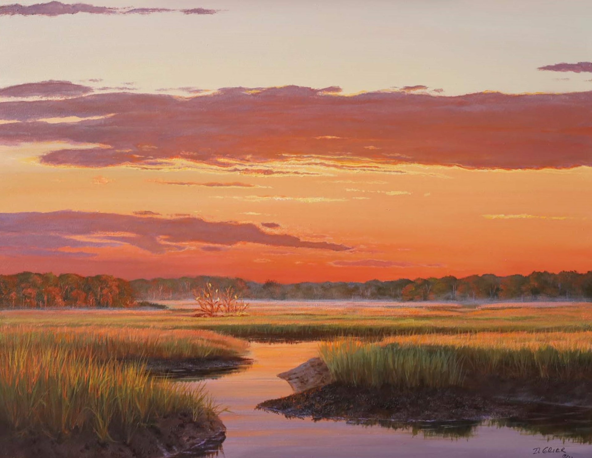 November Sunset by Douglas Grier