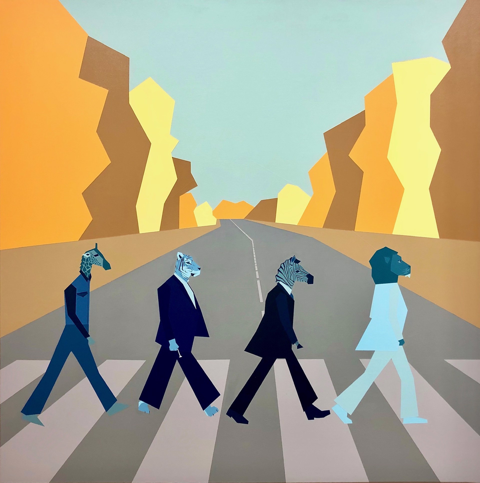 Rose Cottage v Abbey Road by Millie Sims