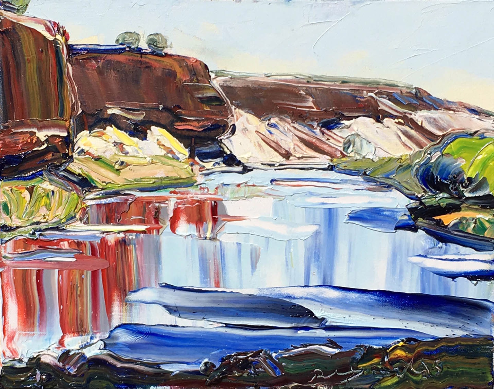 Red Cliff Reflections by R.E. REYNOLDS