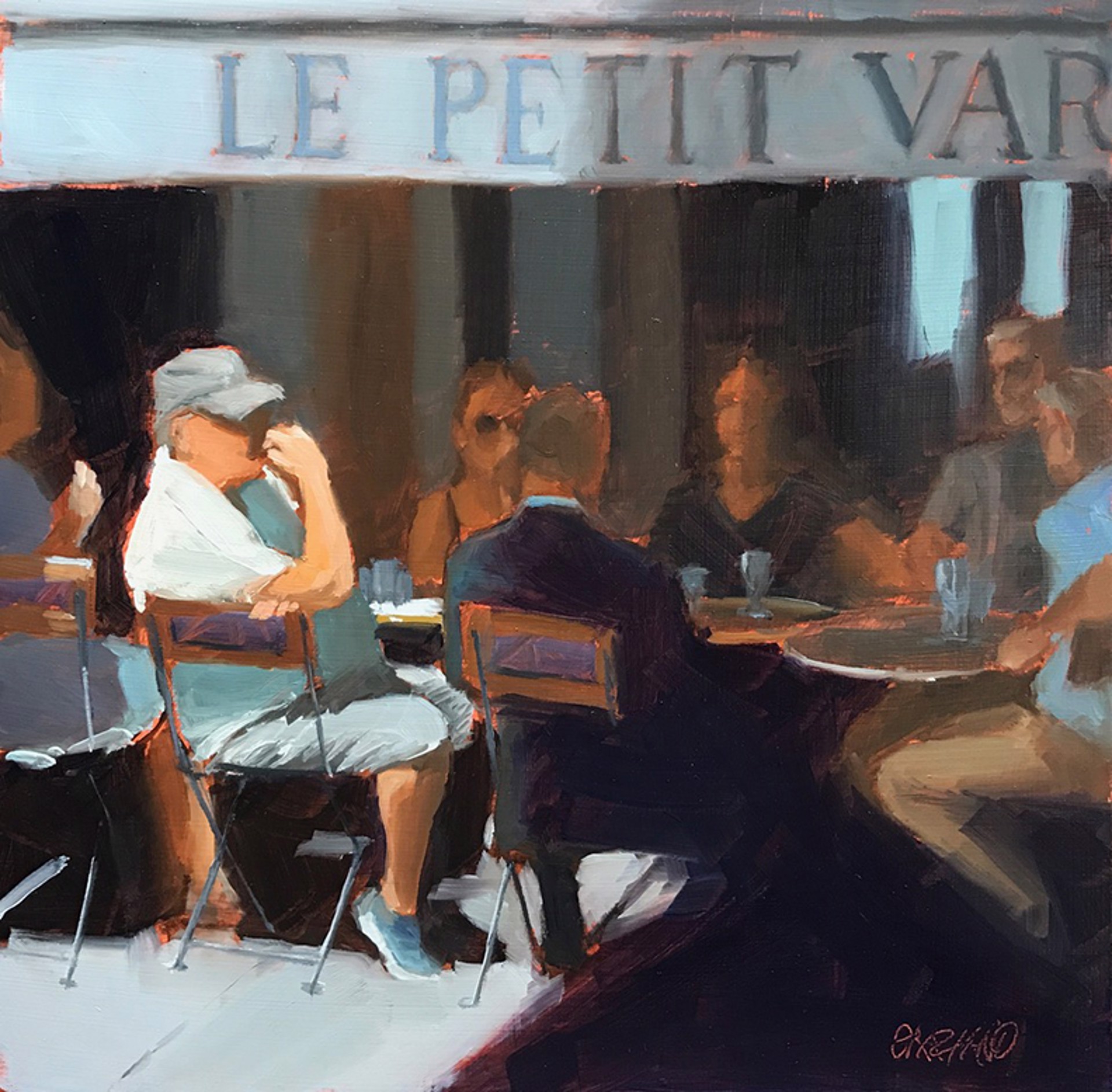 Friends at Le Petit Varenne by Dan Graziano