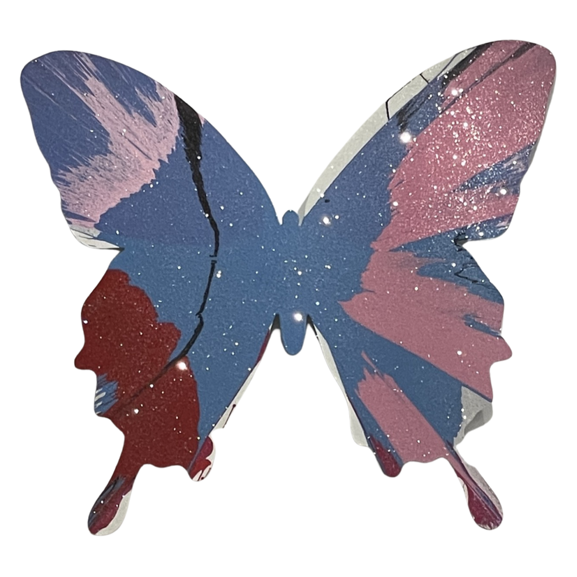 Blue, Pink Butterfly by Punk Me Tender