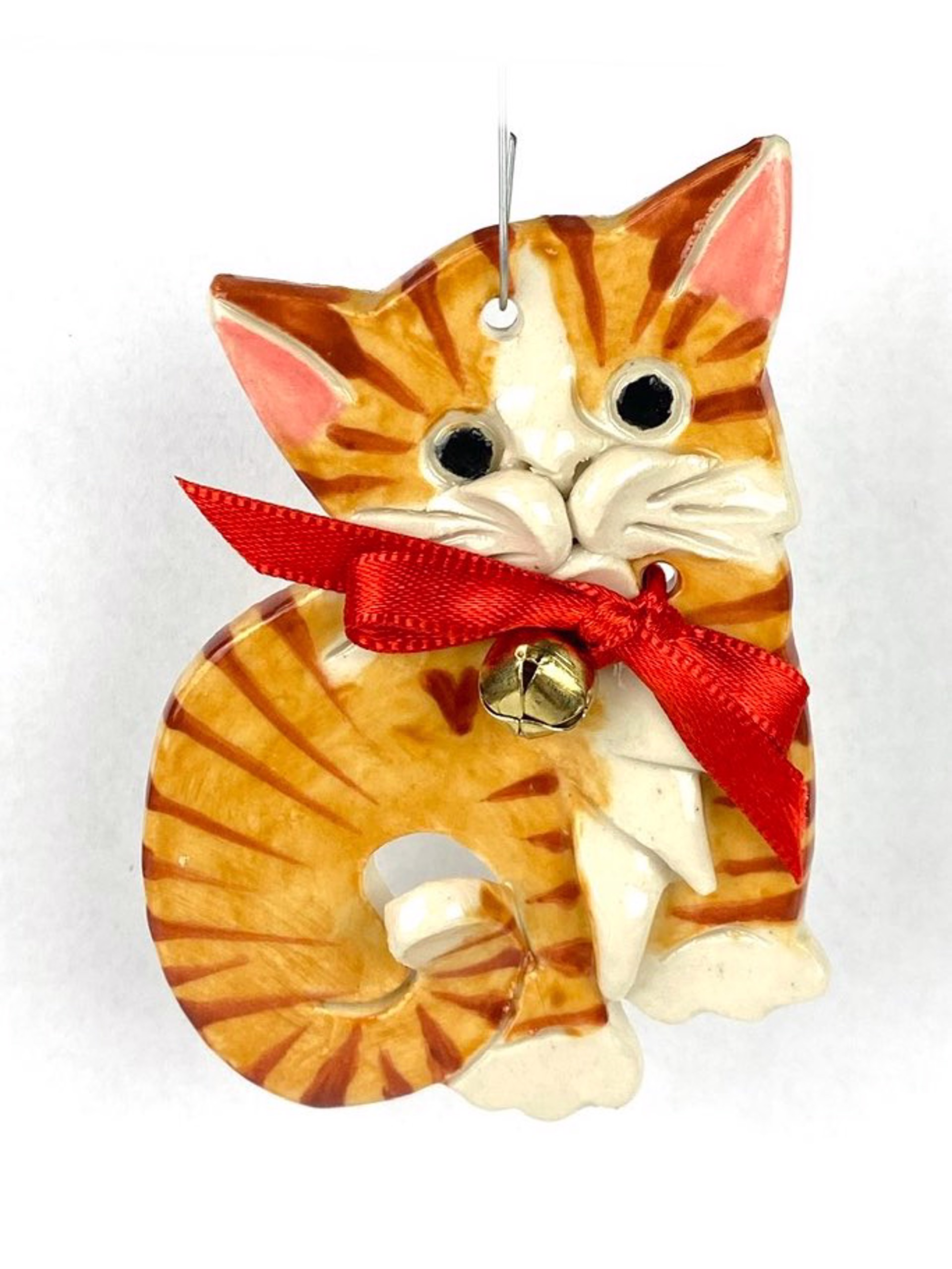 Cat Ornament by Nancy Jacobsohn