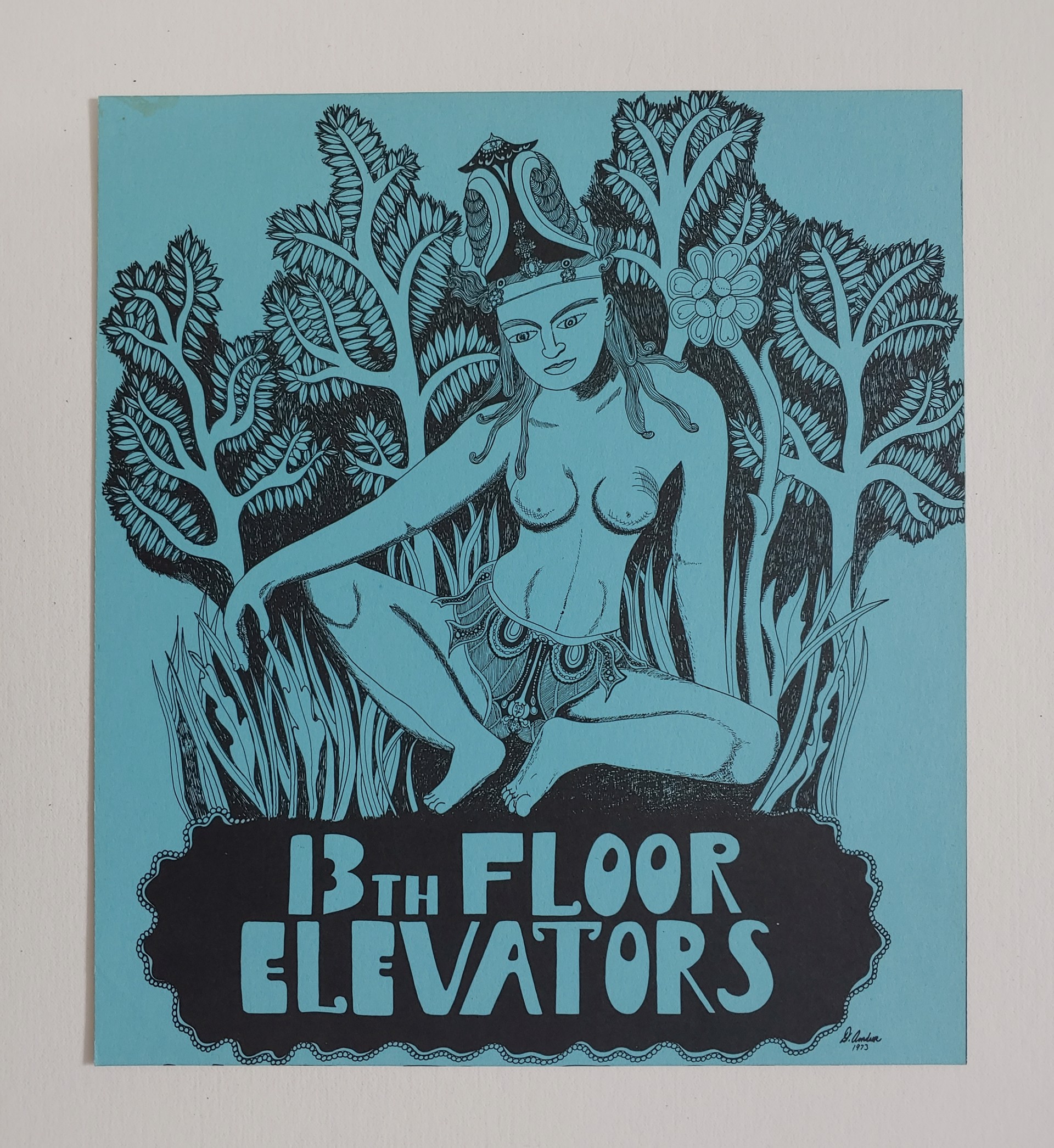 13th Floor Elevators Poster Cutout by David Amdur