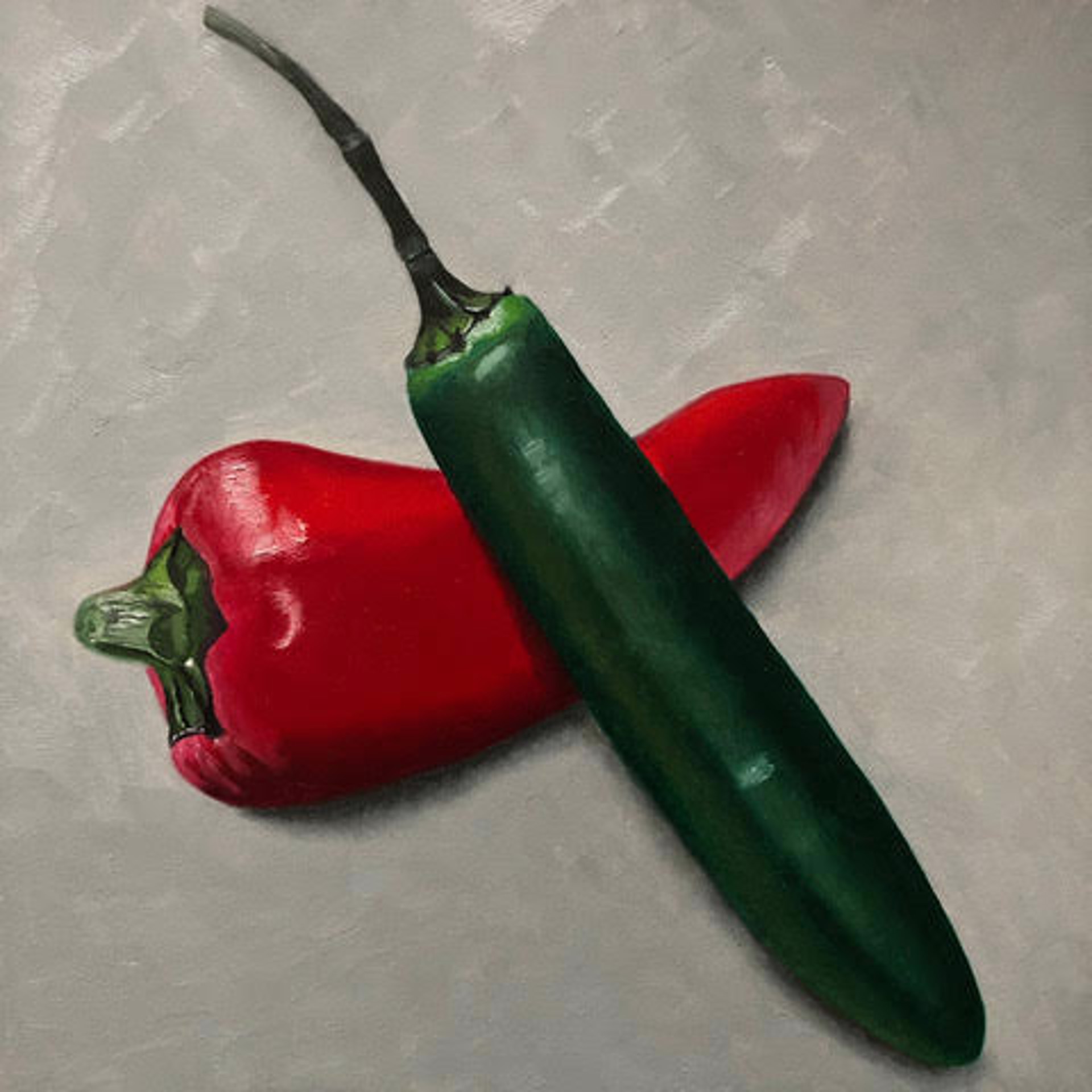 Red & Green Hots by Karen Merkin