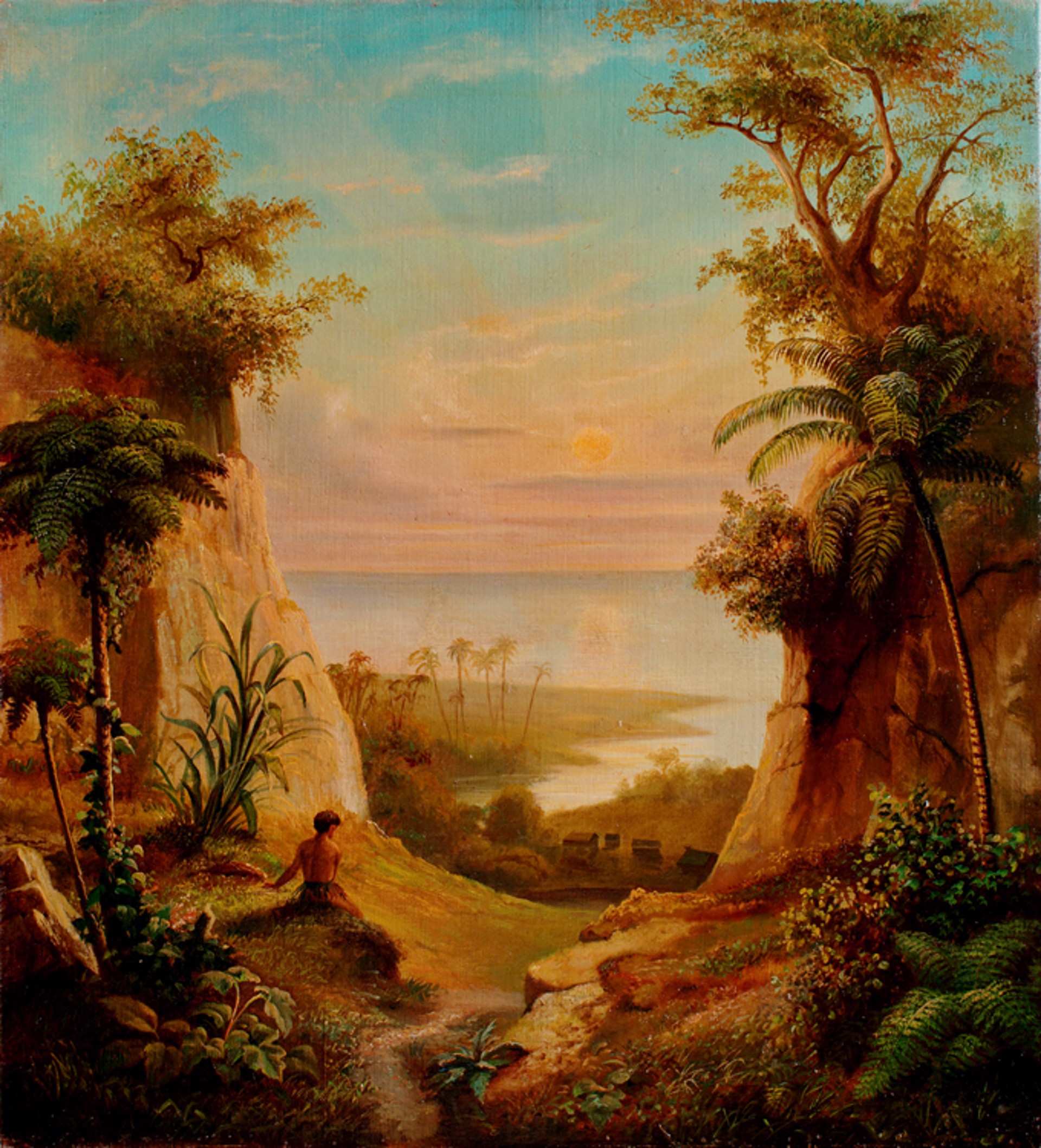Tahitian Idyll by Axel Leopold Wiberg