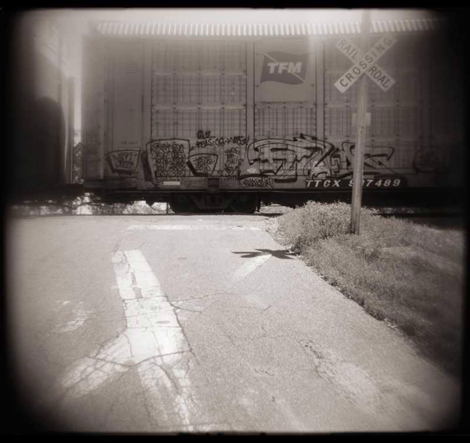 Train / Tracks / Graffiti by George Yerger