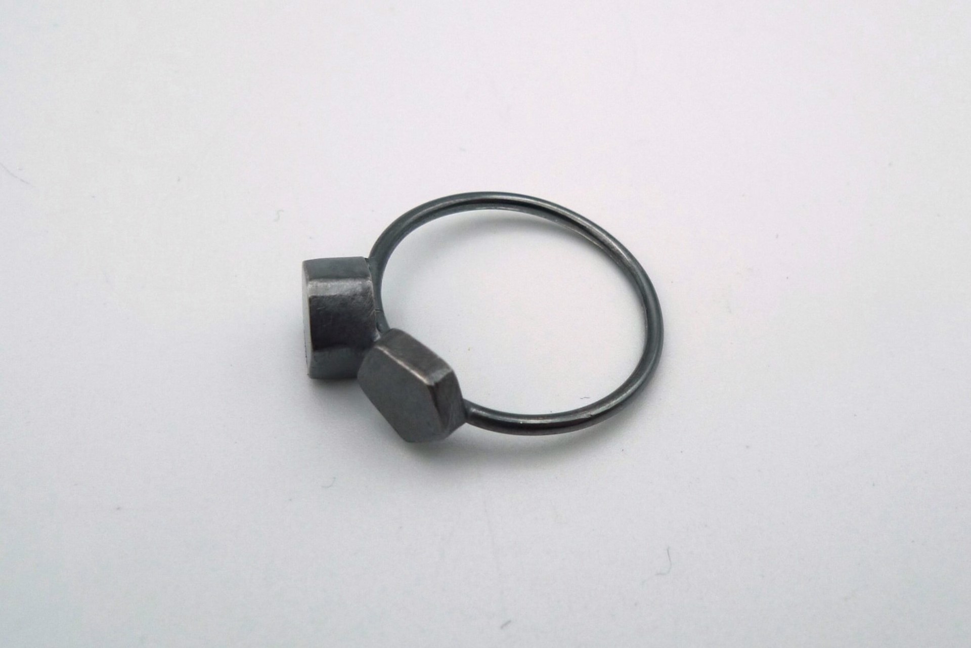 Pentagon Stack Ring by Emily Maija Rogstad