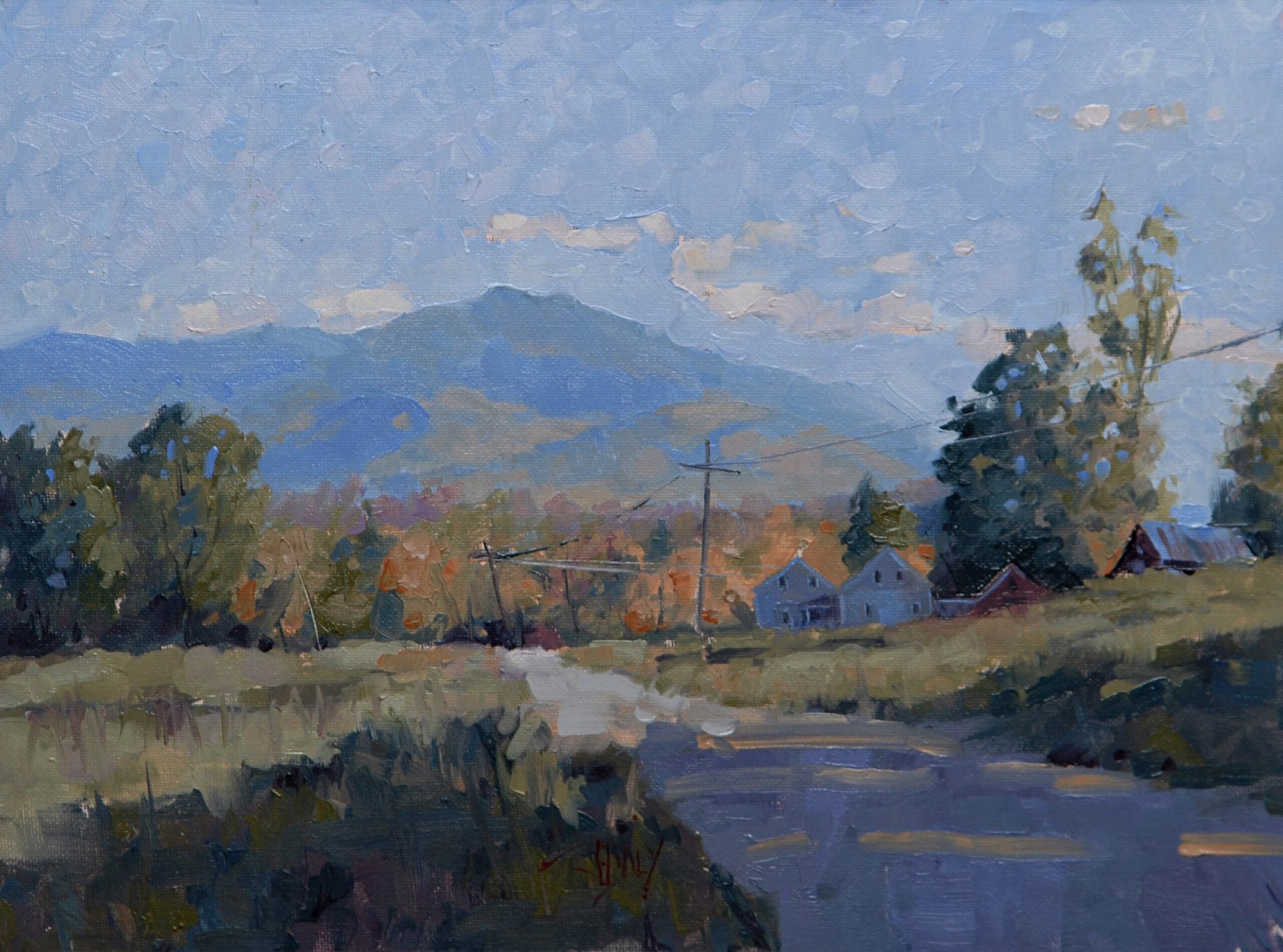 J. E. Daly "Autumn Light, Vermont" by Oil Painters of America
