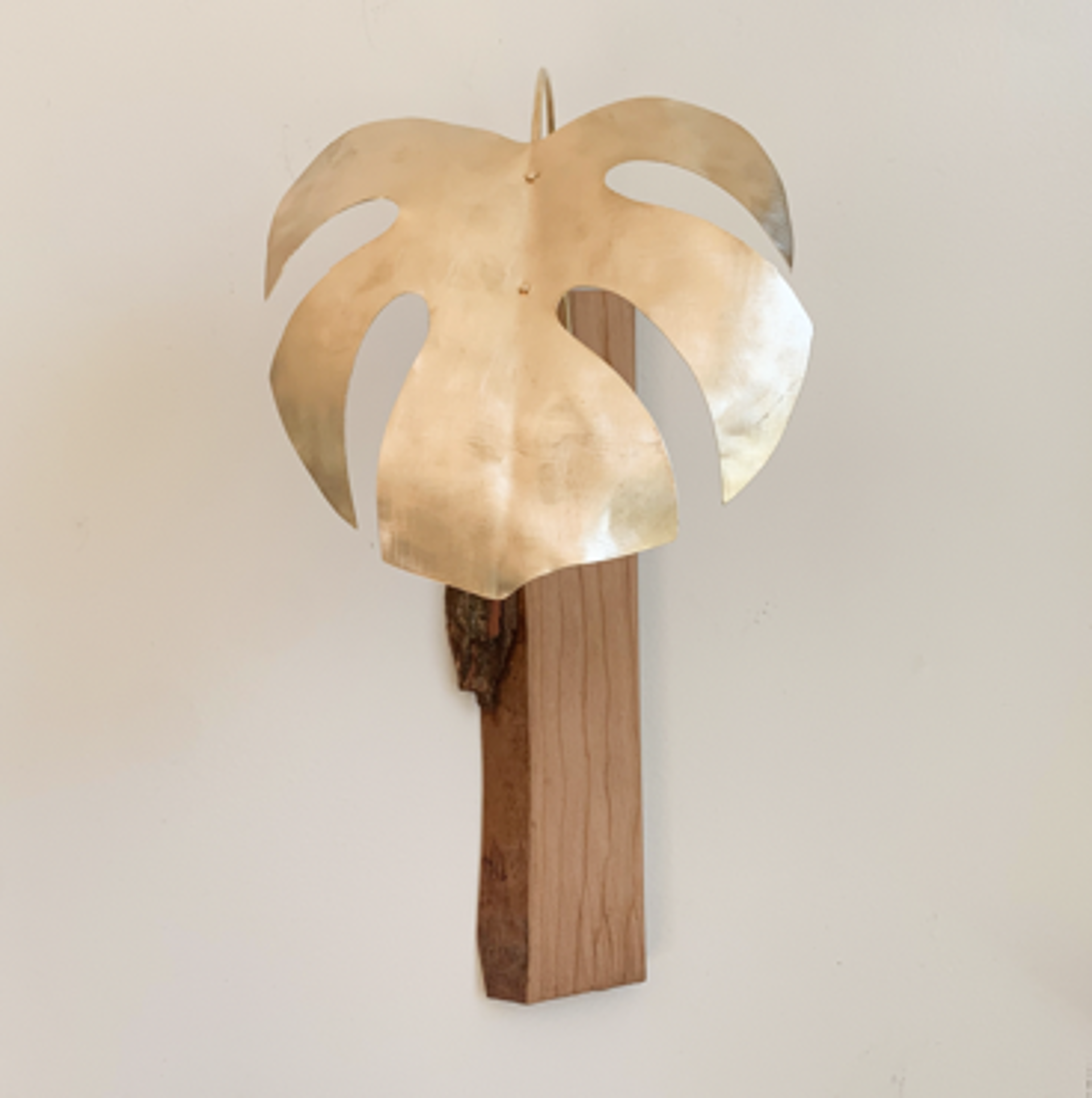 Monstera Single Wall Sculpture by Audrey Laine