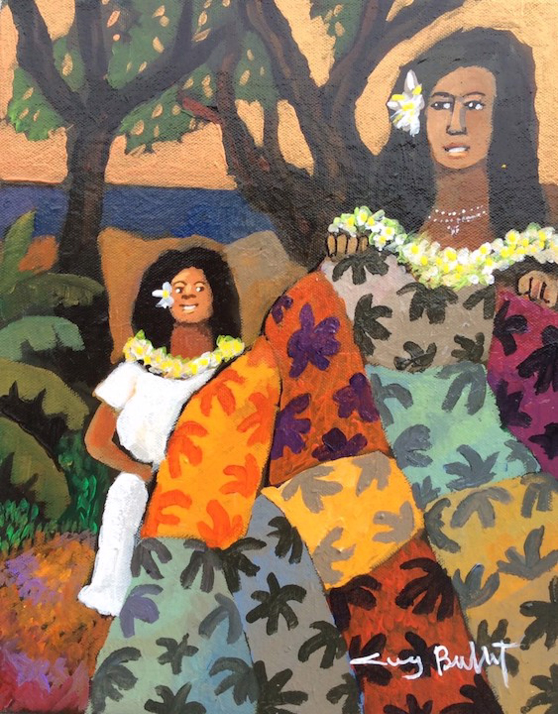 Maria And Luana by Guy Buffet
