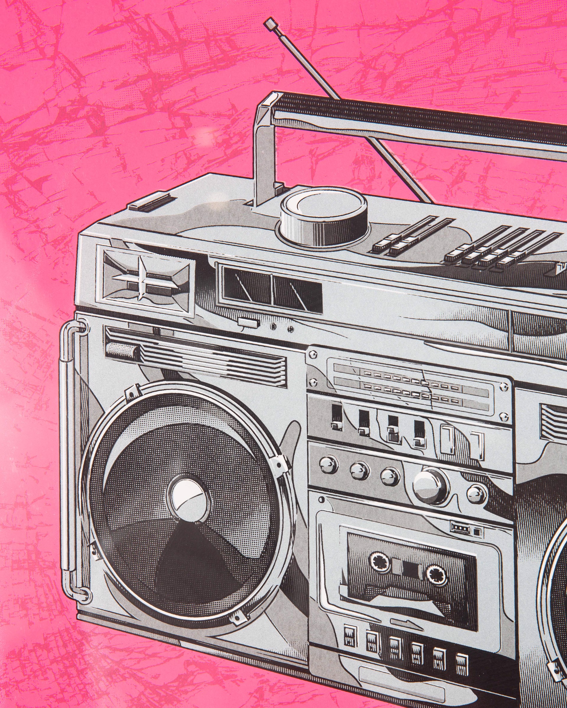 Atomic Pink Boombox by Lyle Owerko | Boomboxes