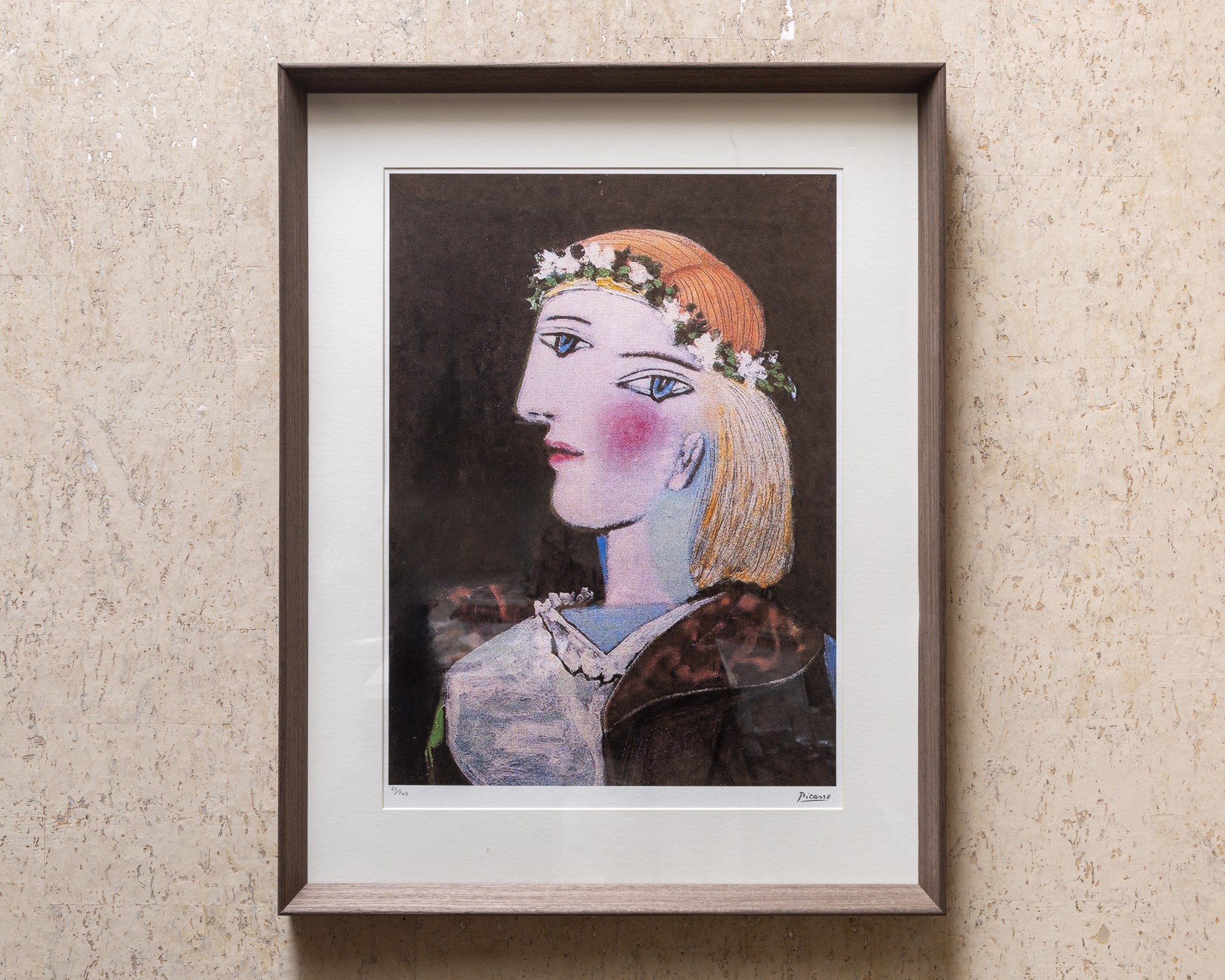 Portrait of Marie-Thérèse Walter with Garland by Pablo Picasso