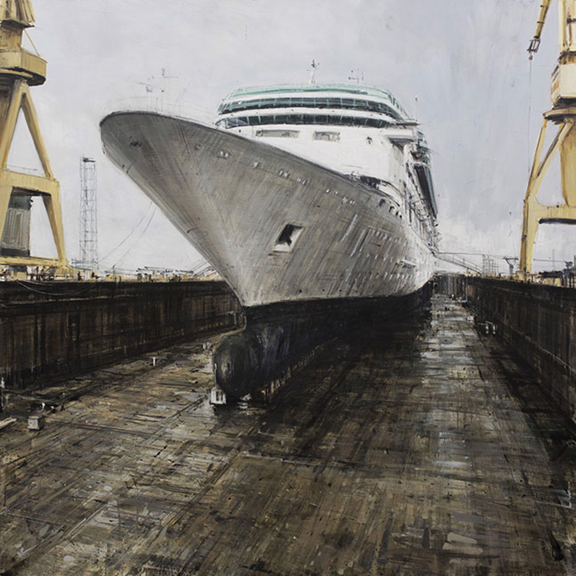 Cruise Ship in Dry Dock by Valerio D’Ospina
