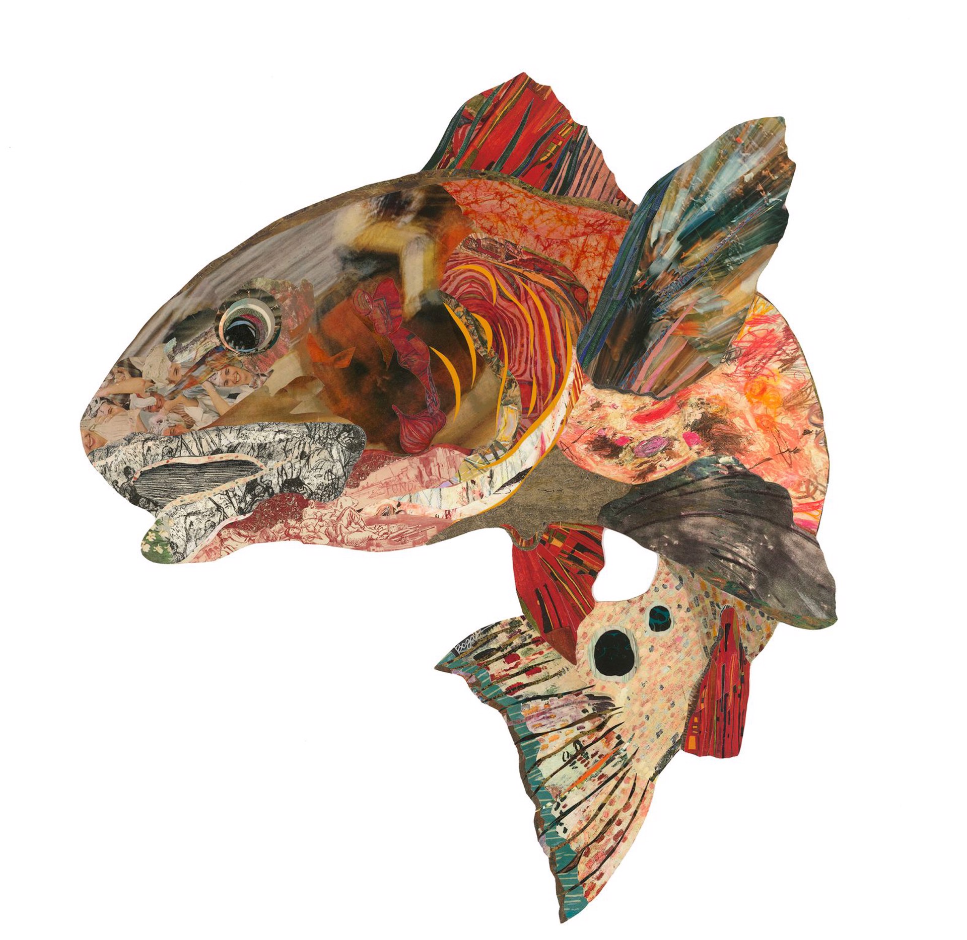 Red Fish by Brenda Bogart - Prints