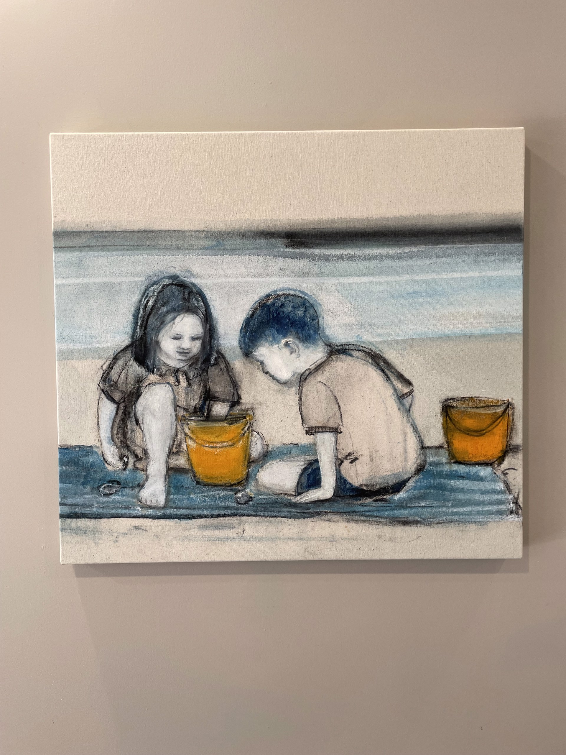 WE HAVE CRABS IN OUR BUCKET by CHRISTINA THWAITES (Figures)