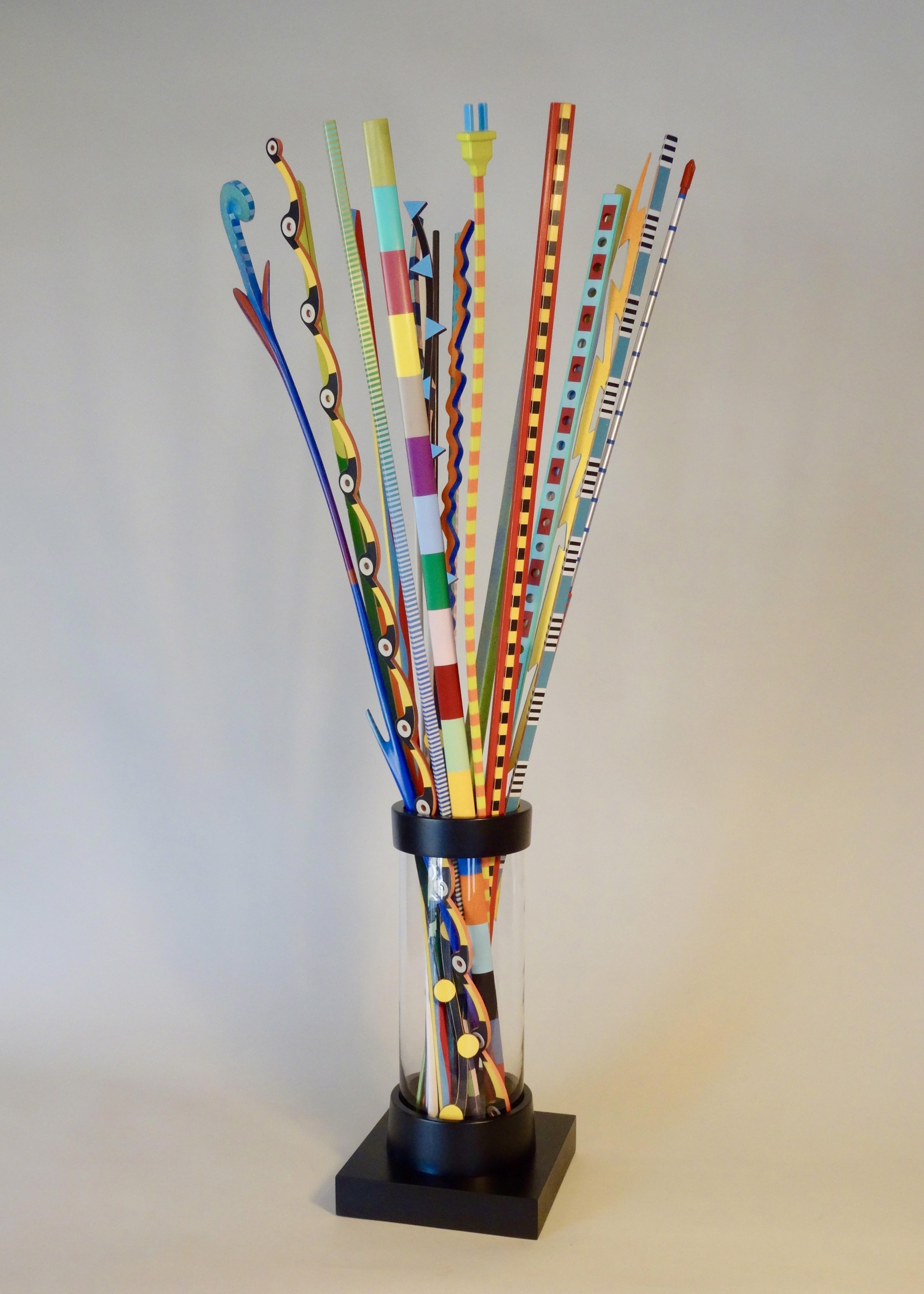 Vase of Colorful Sticks (LARGE) by Sean O'Meallie