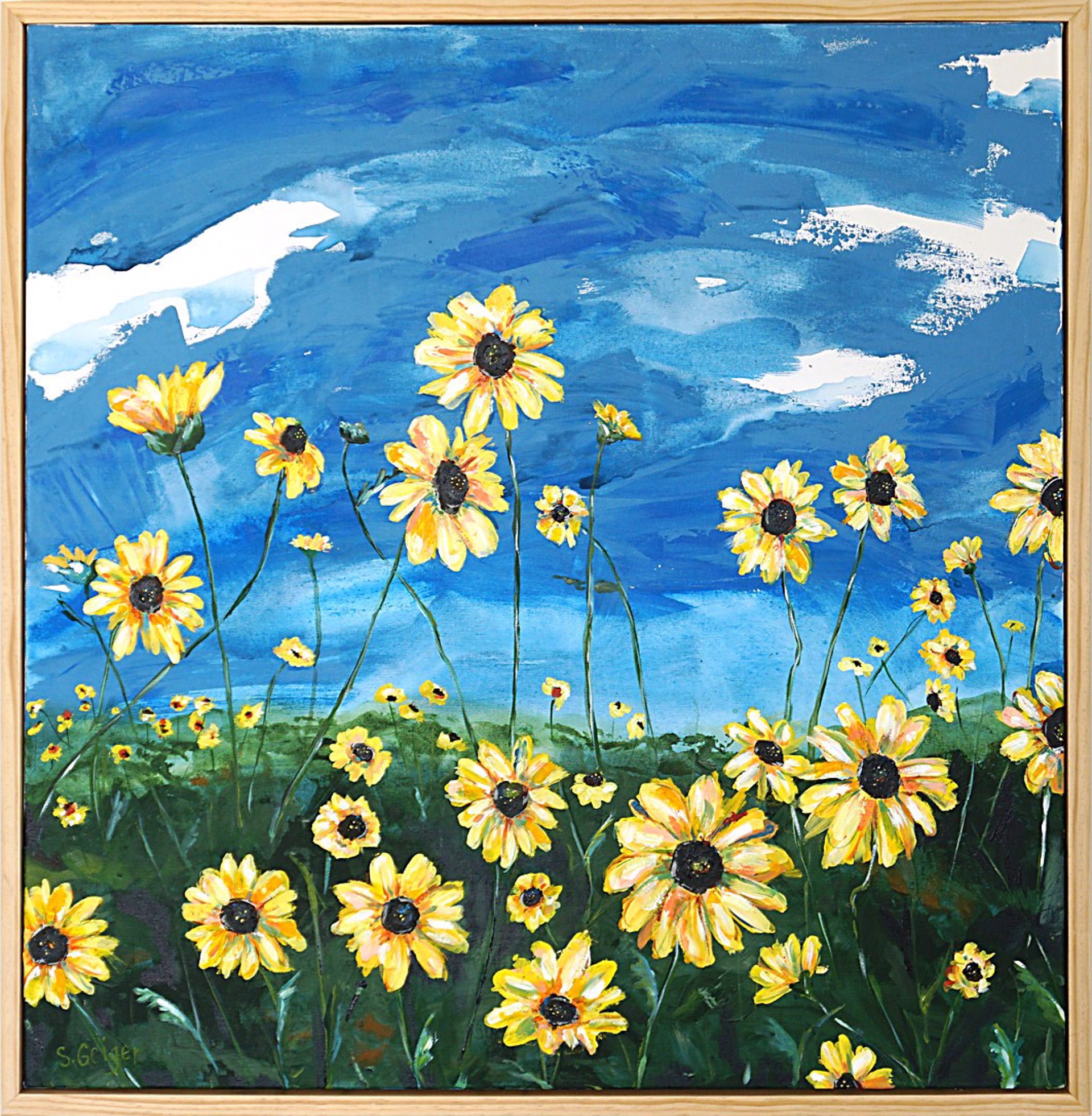 Sunflower Showdown by Susan Geiger
