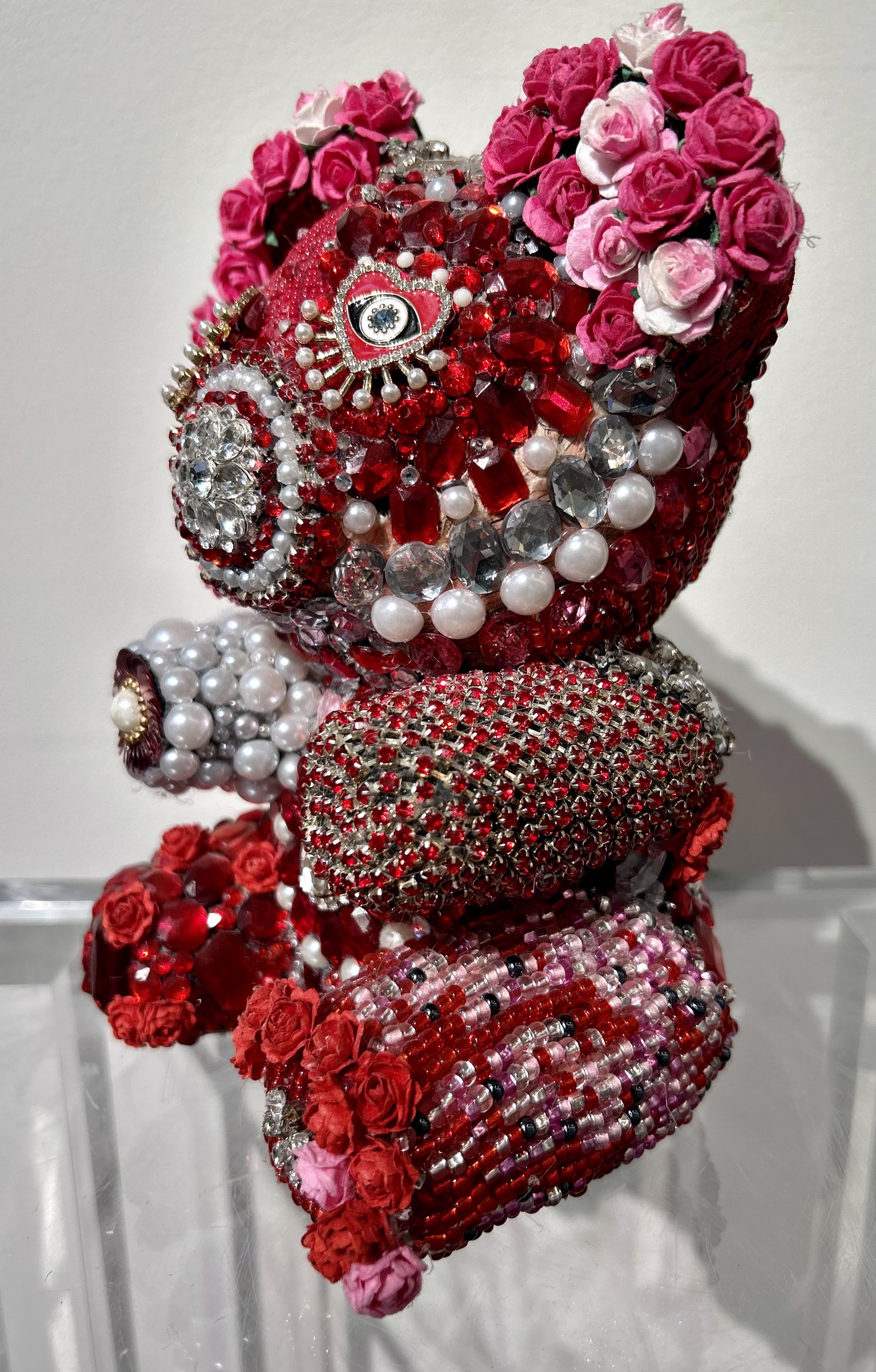 Valentine Bear by Lisa F Pliner