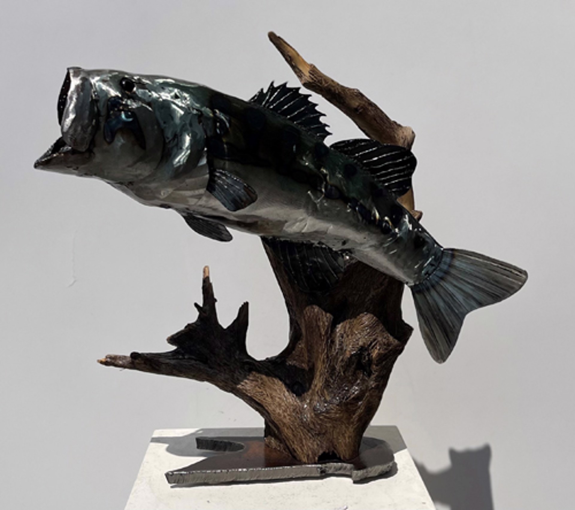 "Bass Lake Dreaming" Bass Fish by Rich Baker