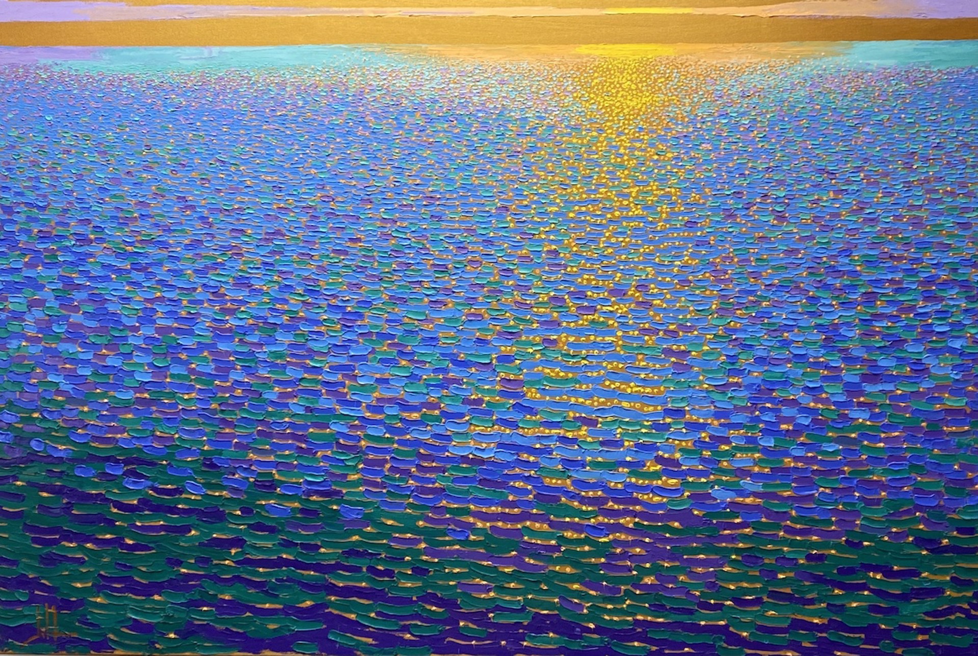 Shimmering sea by Jeff Daniel Smith