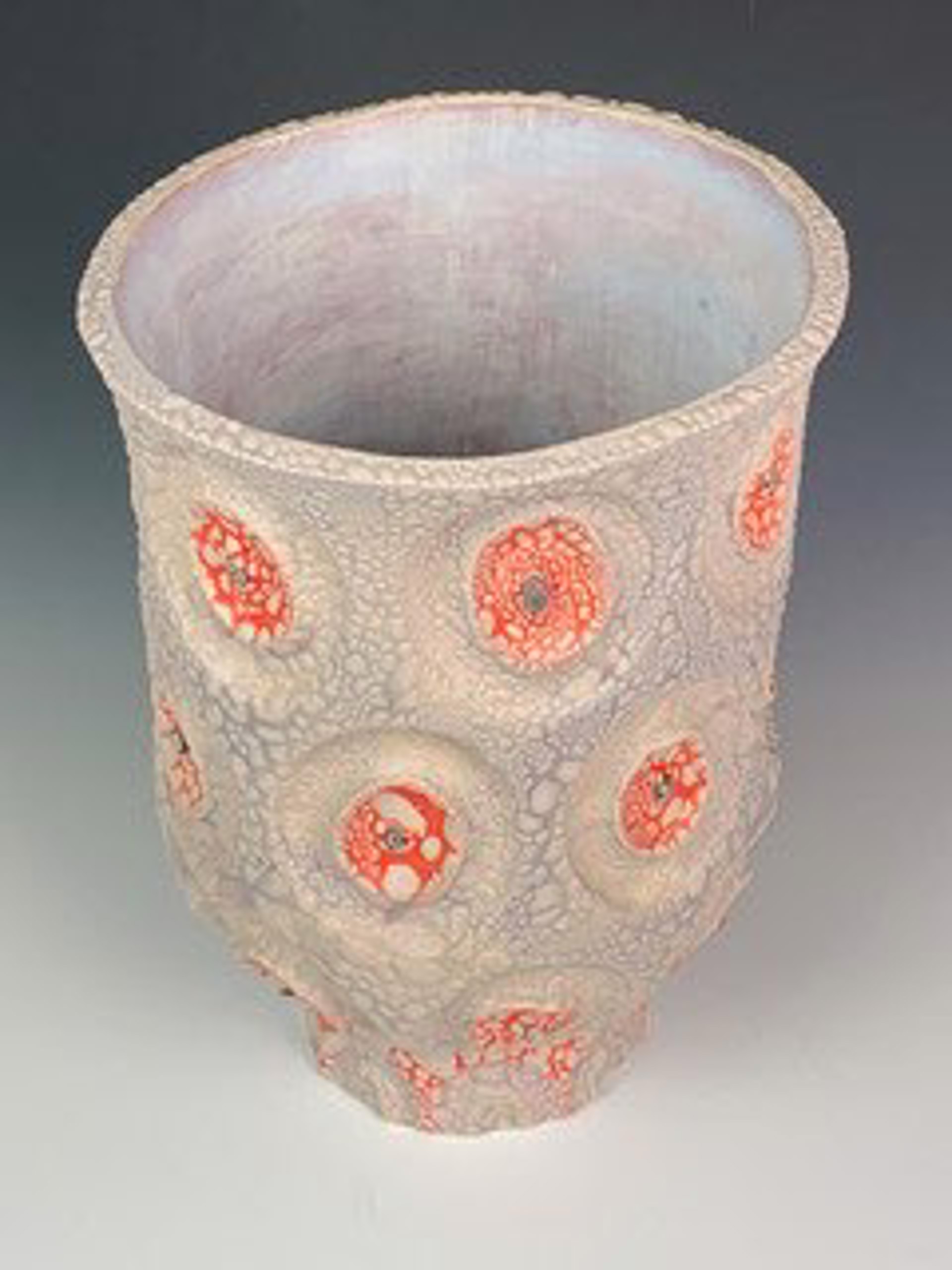 Earthenware With Textured Slips And Glazes by Robert Milnes