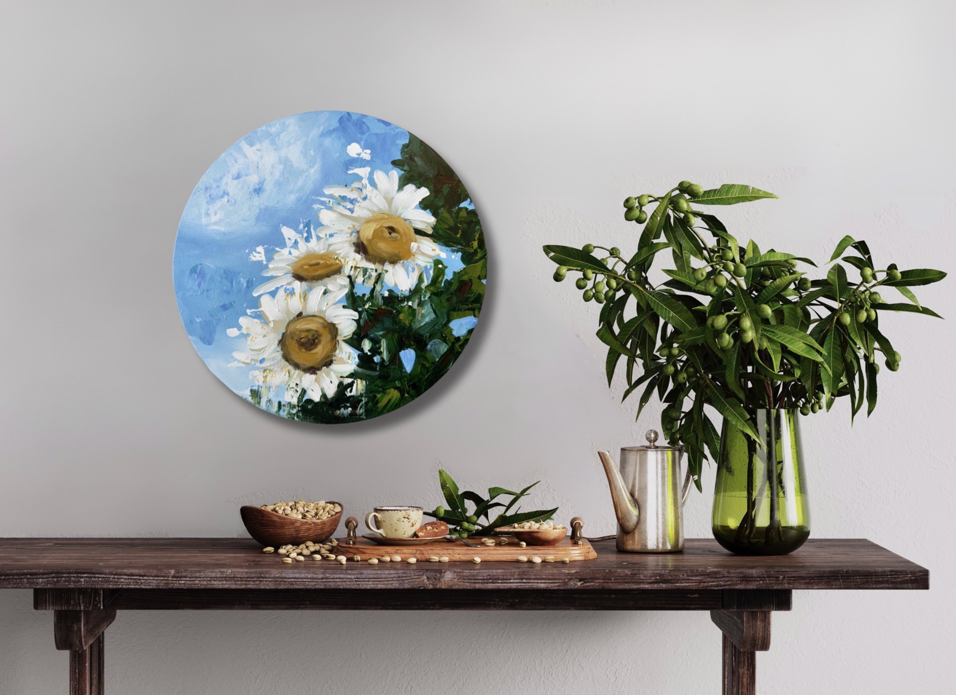 Sunshine (Round) by Laura Mrazik