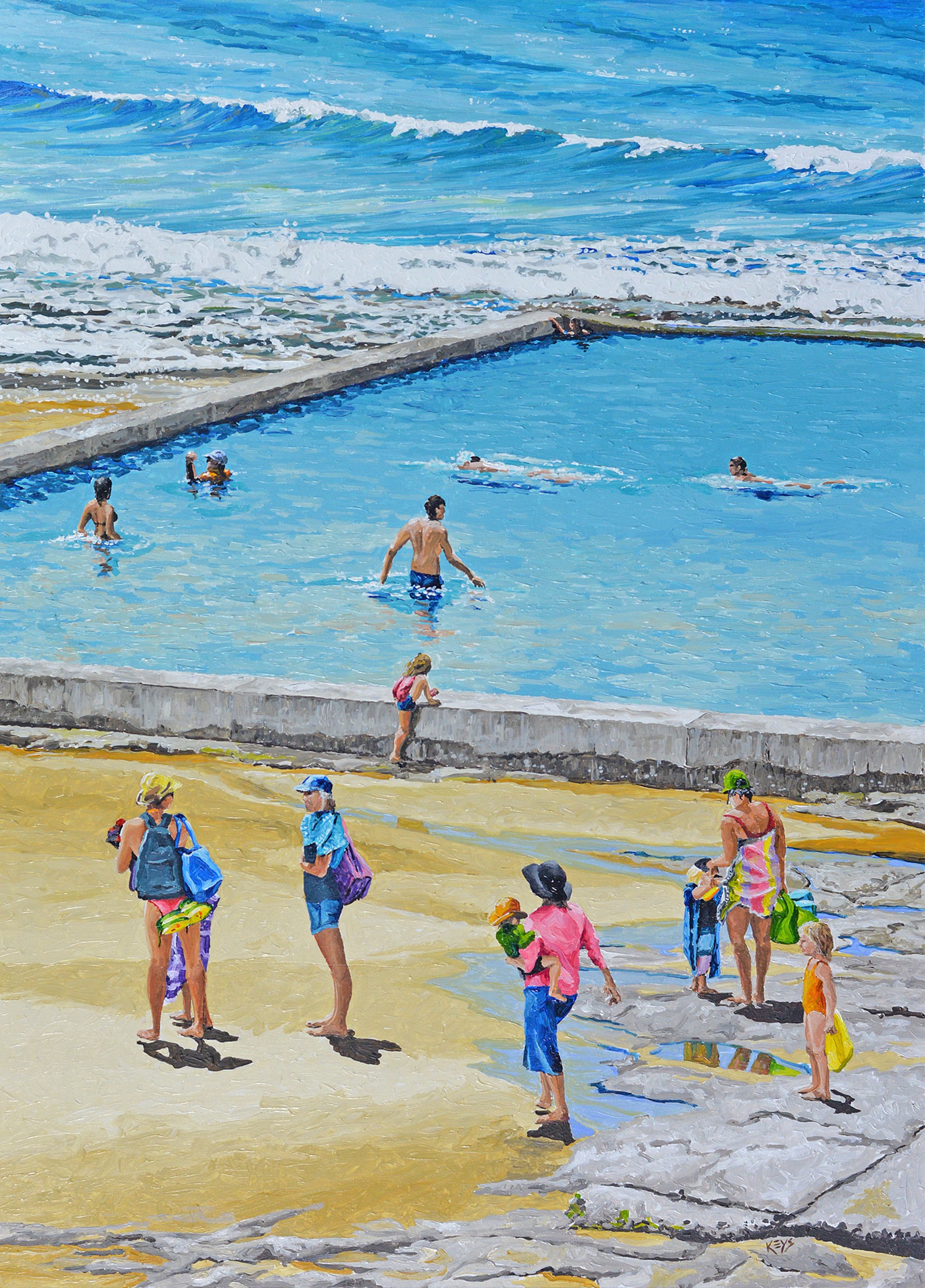 Austinmer Mums by Donald Keys