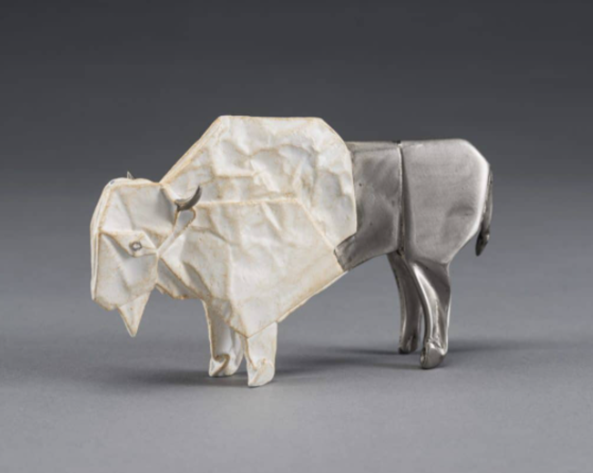 White Bison- Mini by KEVIN BOX