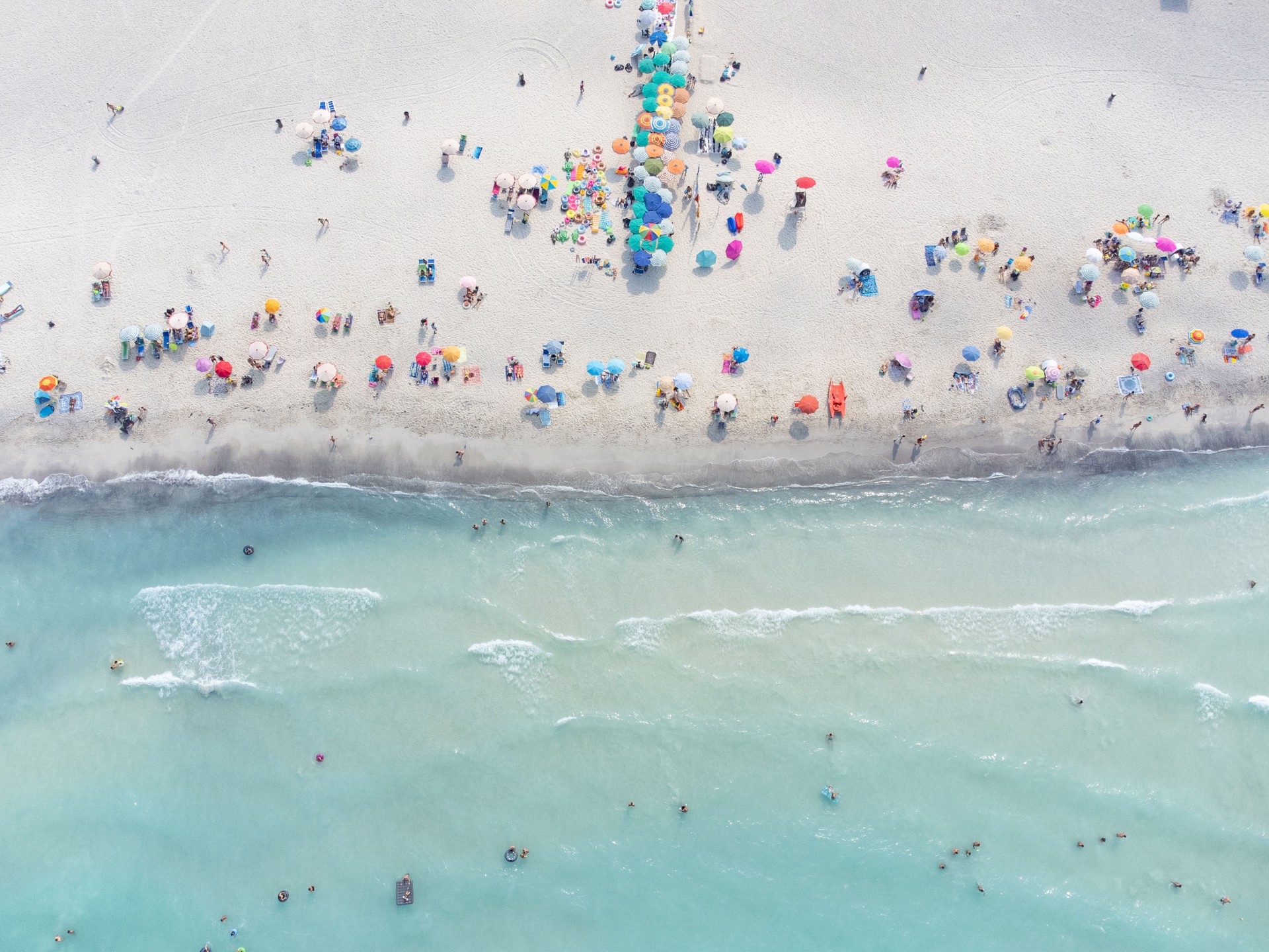 White Beach #4- Multiple Sizes Available Upon Request- Aerial Scapes Edition of 5 by Raffaele Ferrari