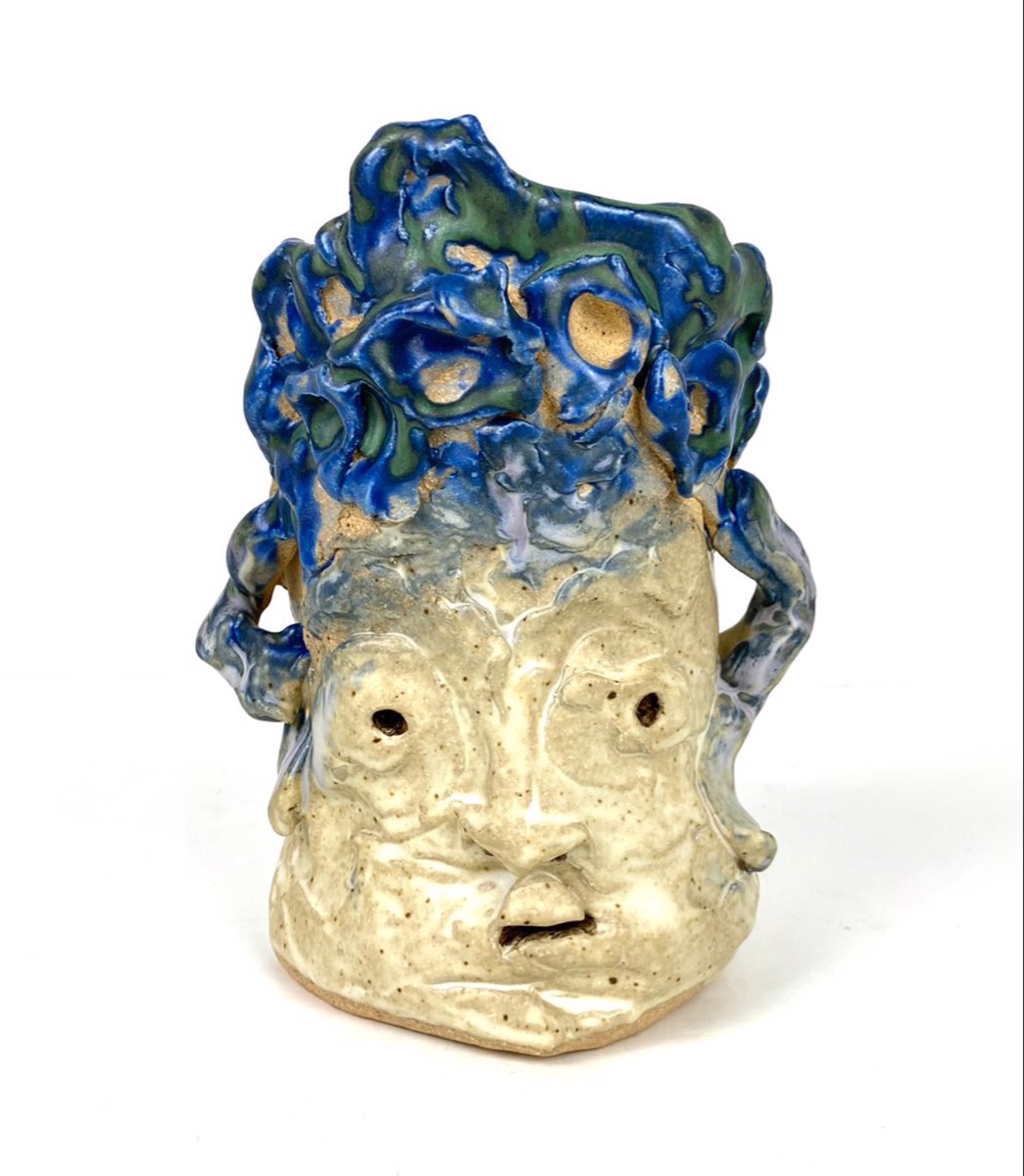 Blue Hair Vase by Anthony Raffalovich