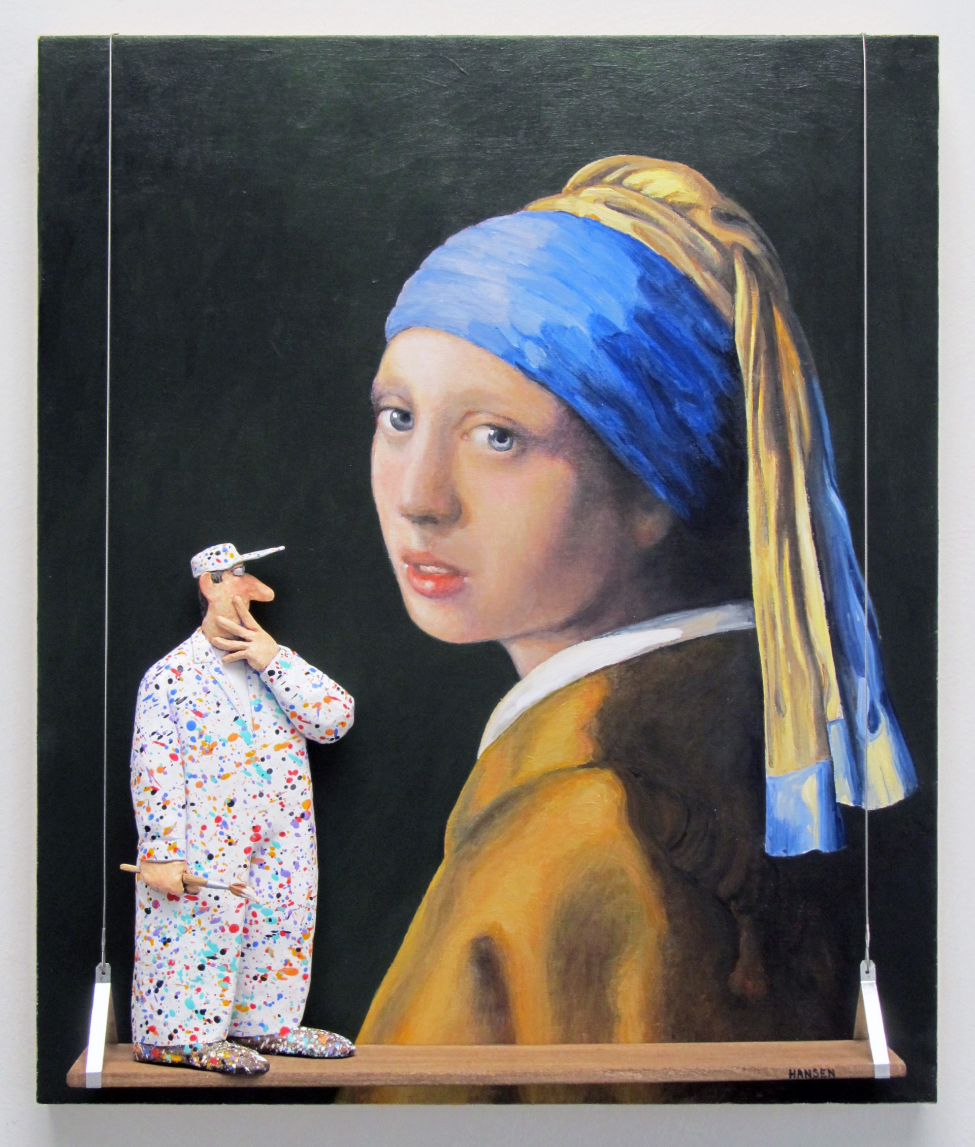 Girl With(out) a Pearl Earring (Vermeer) by Stephen Hansen