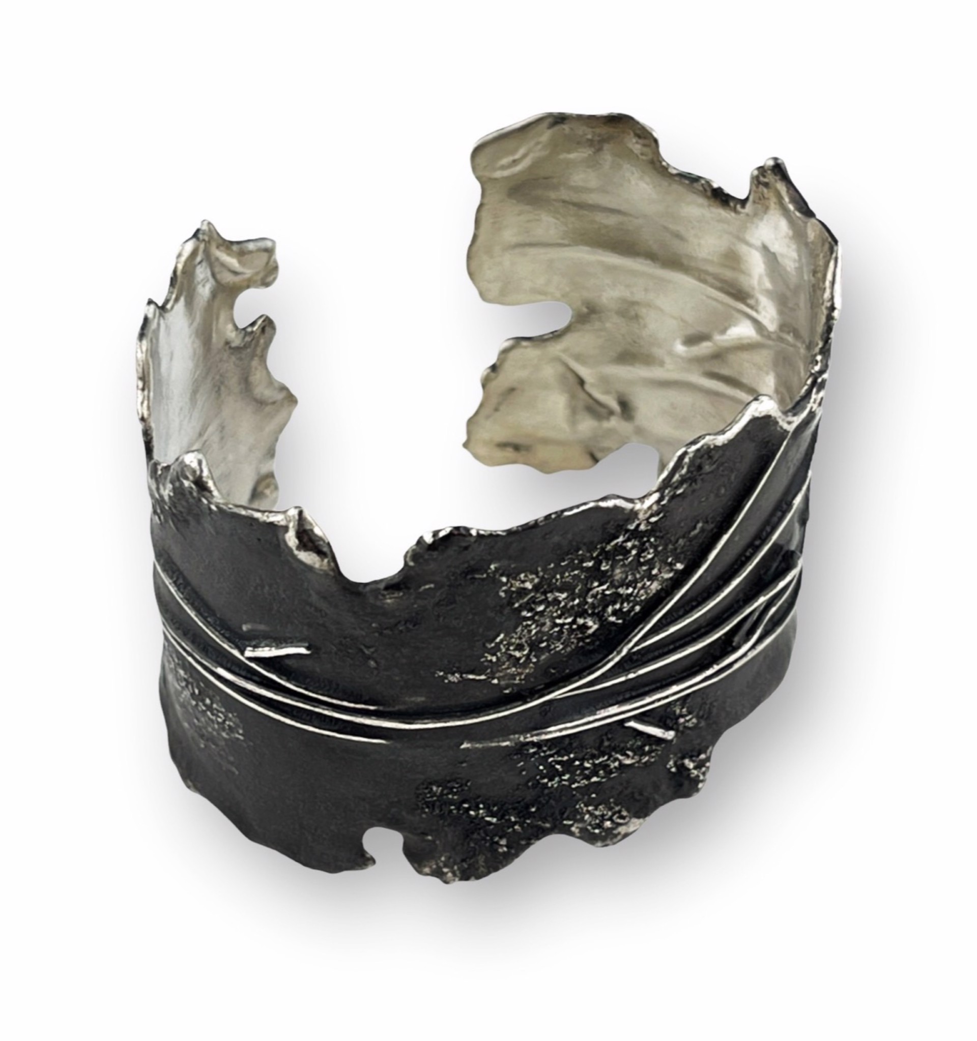 Fused Argentium Cuff by Terry Williams Brau