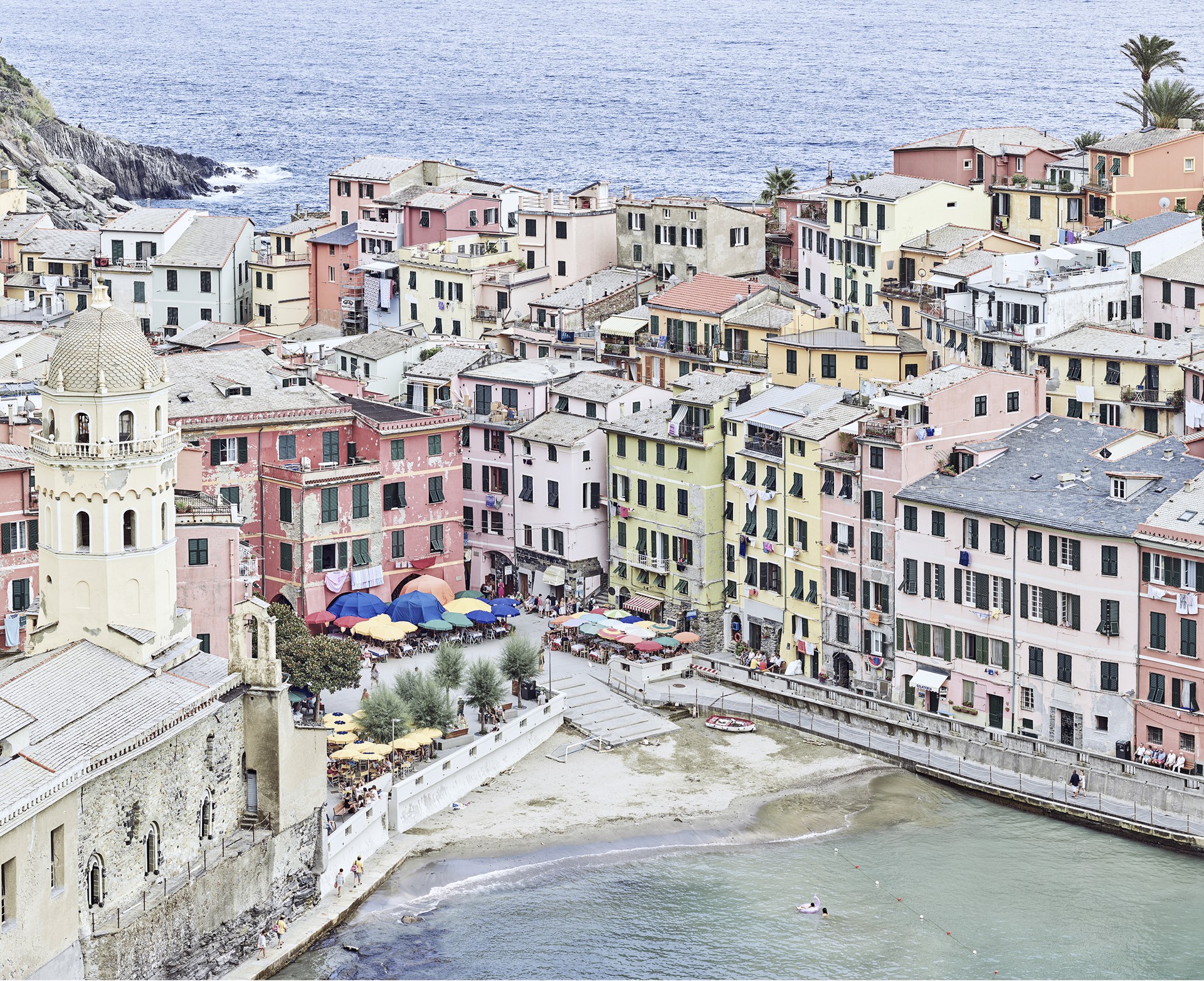 Vernazza Harbour, Cinque Terre, Italy by David Burdeny