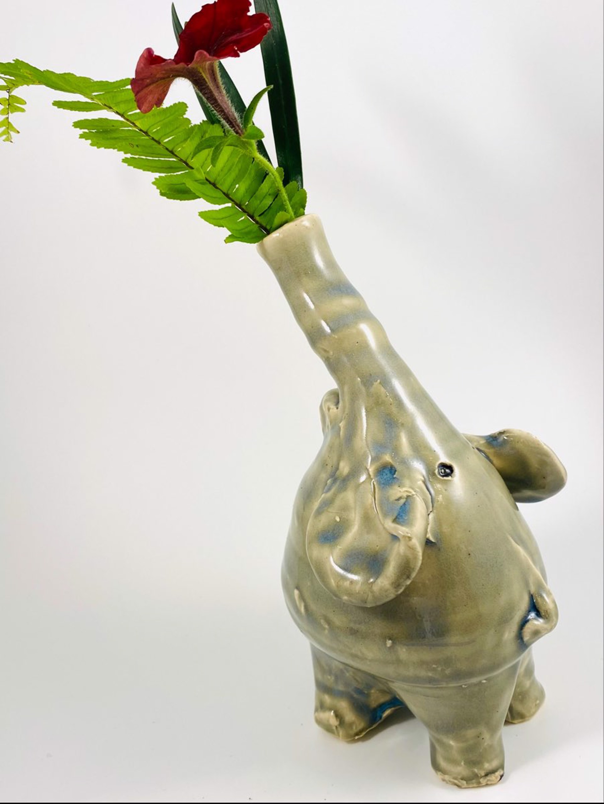 29 ‘Horton’ Elephant Vase by Kate Krause Dare/Sandpiper Gallery