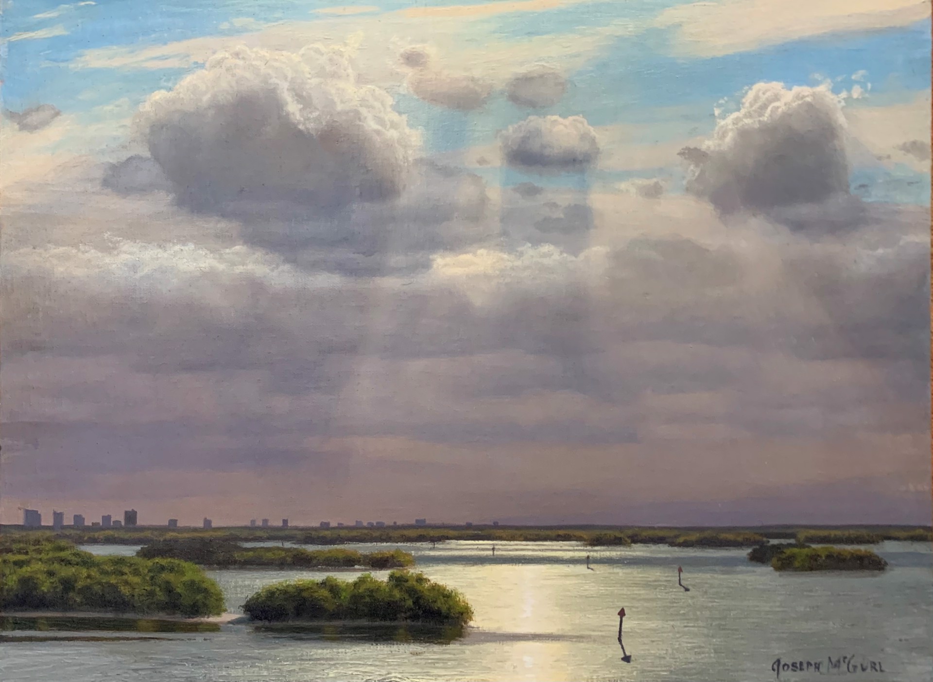 Florida Waterways series/ Light and Shade by Joseph McGurl