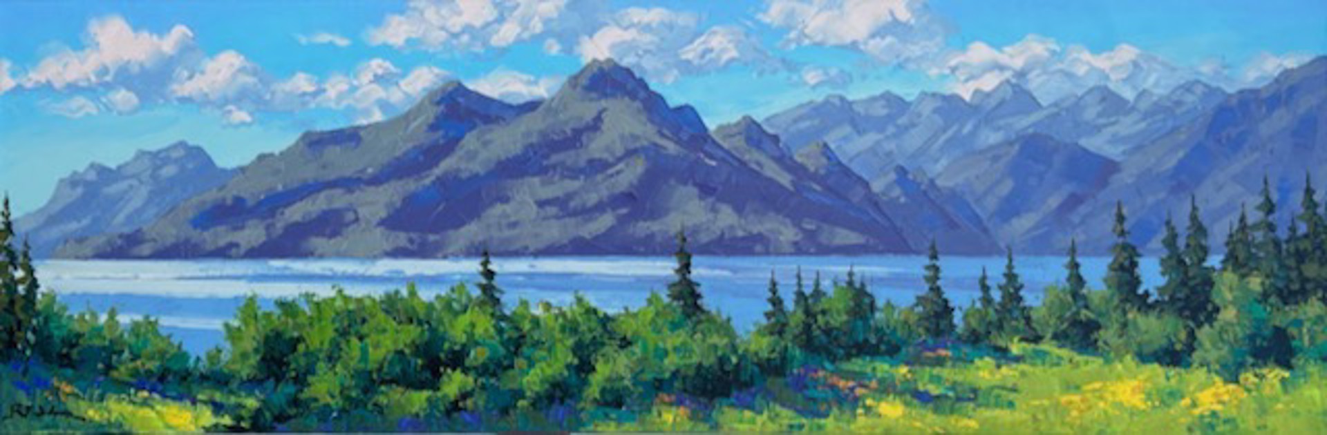View to Howe Sound by Robert E Wood