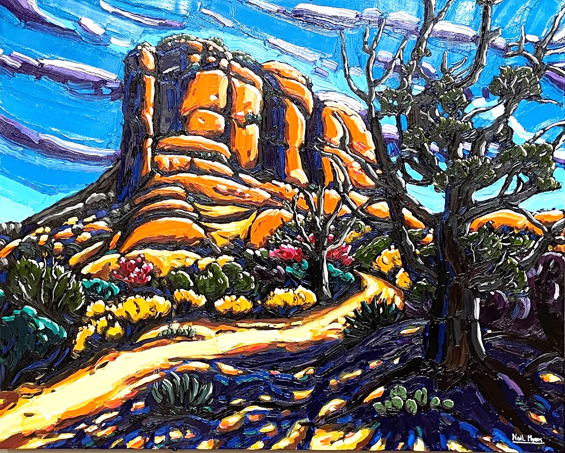 Trail at Courthouse Rock, Sedona by Neil Myers