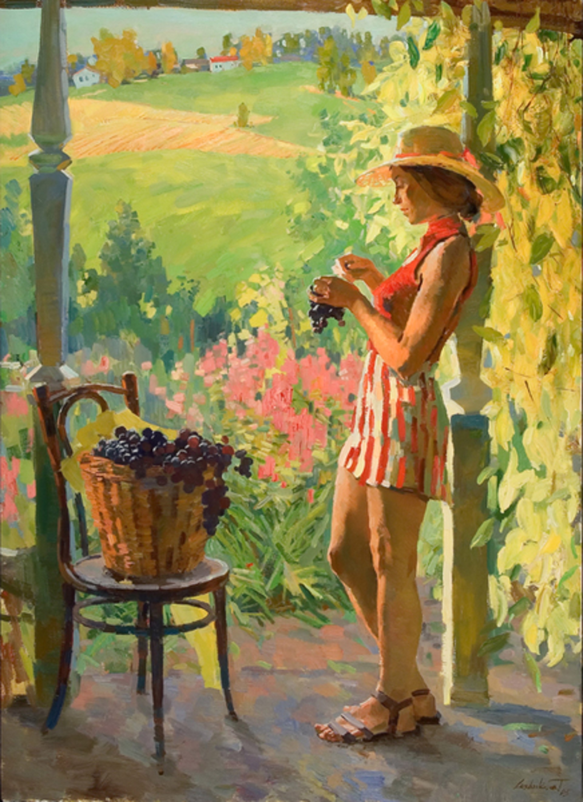 On the Porch by Tatyana Lushnikova