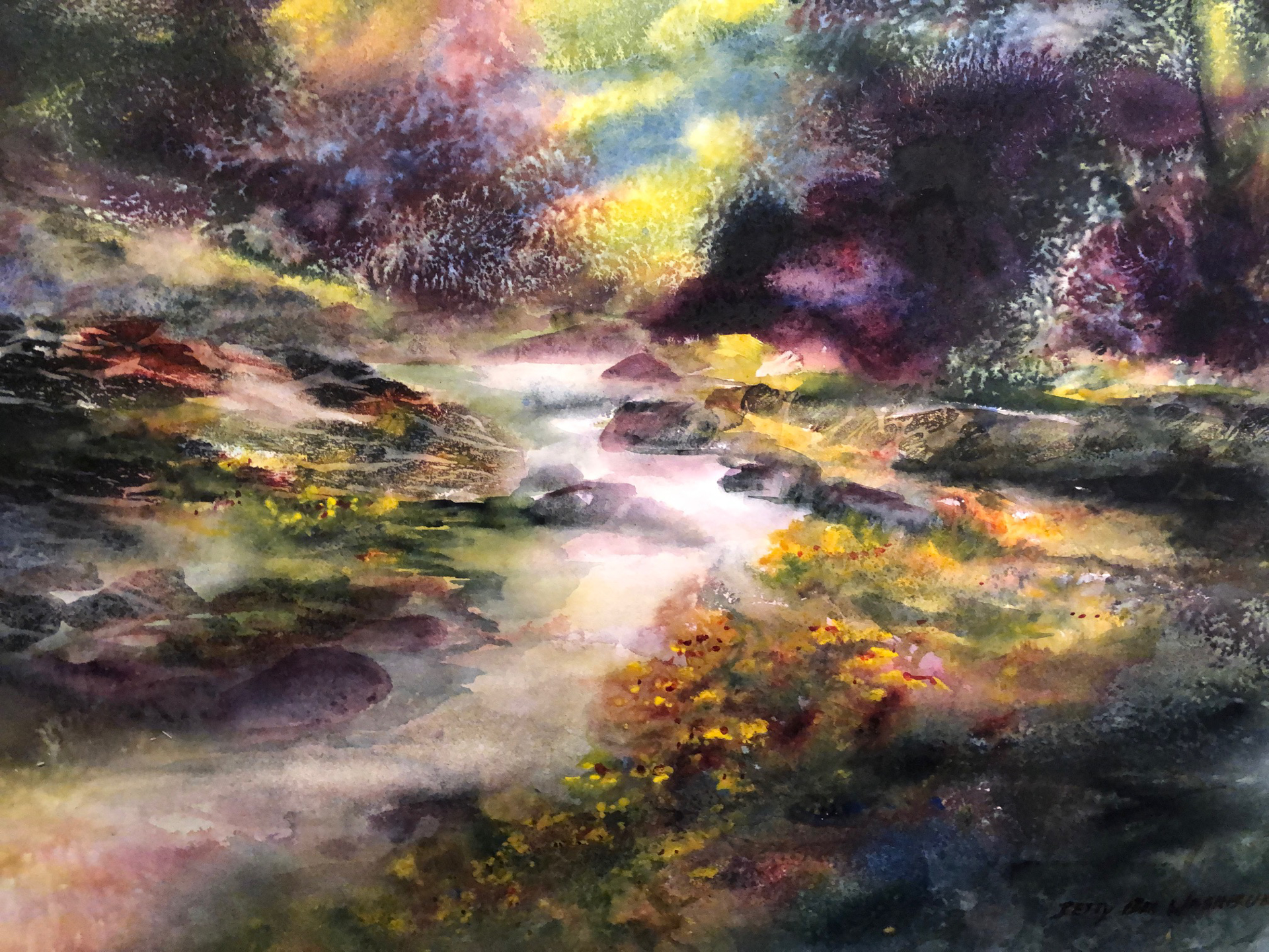 Marsh Marigolds by Betty Bea Washburn