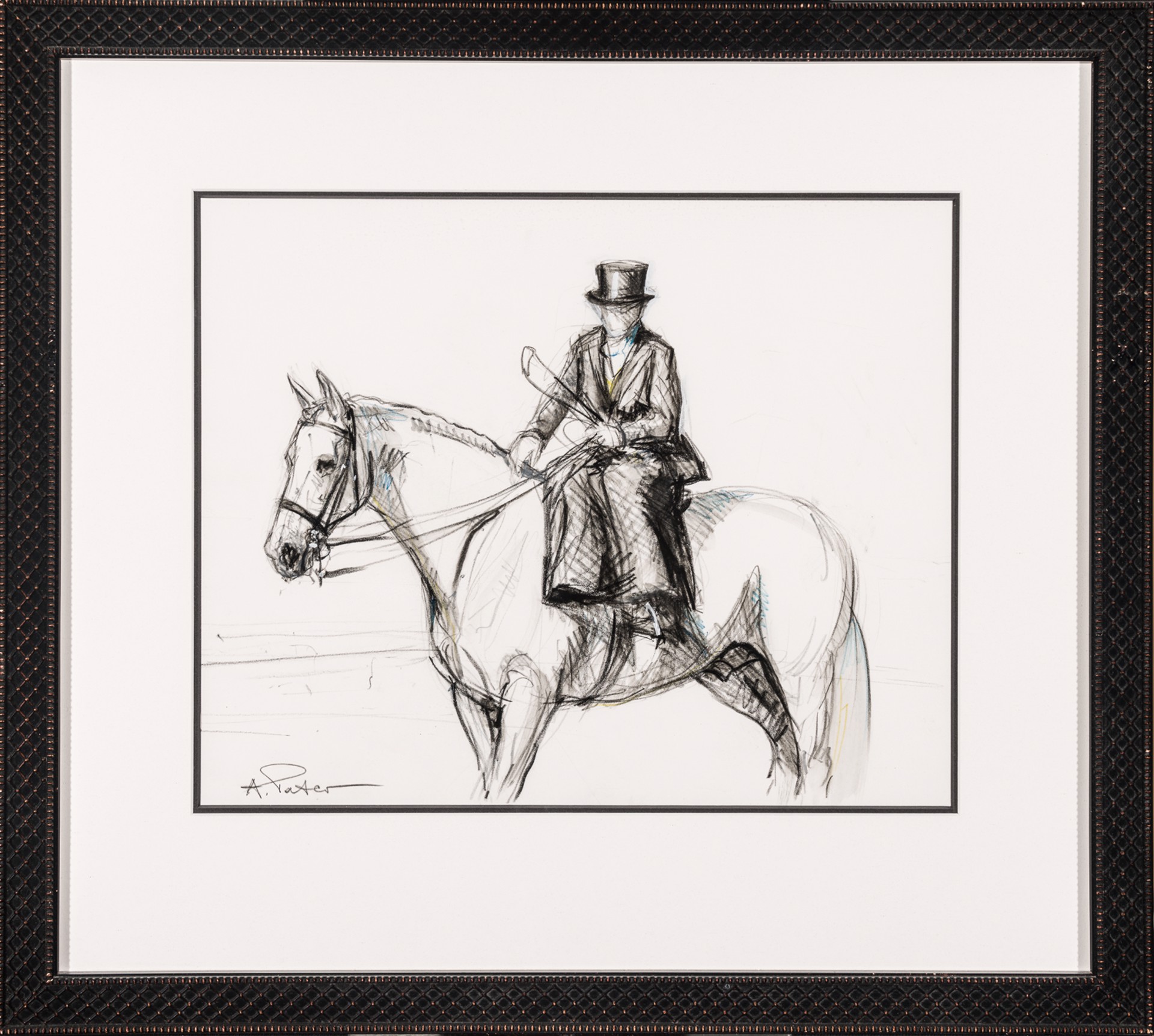 SIDE SADDLE STUDIES (set of three) by Andre Pater