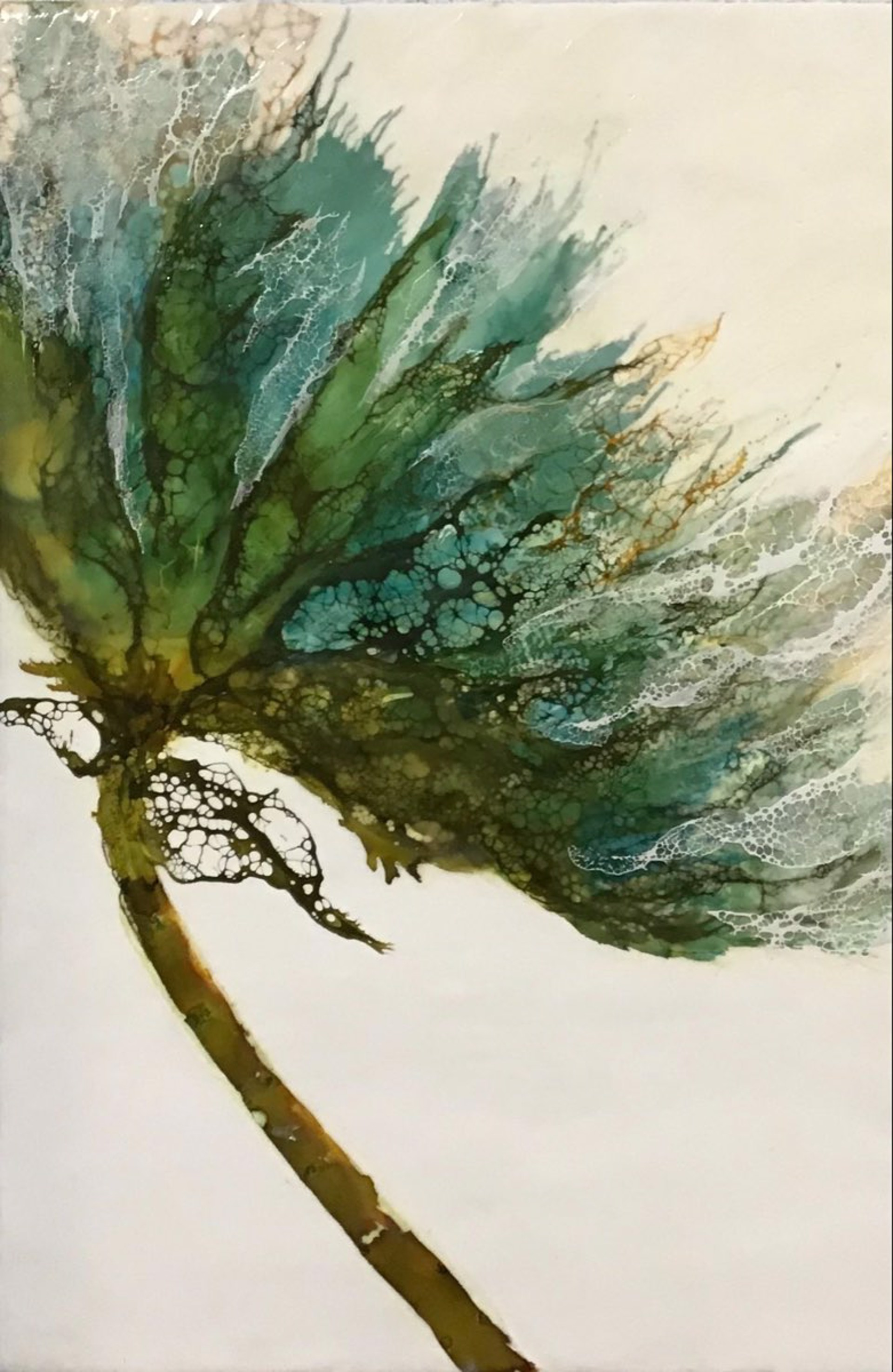Wild Botanical - turquoise by Jeannine Mazza