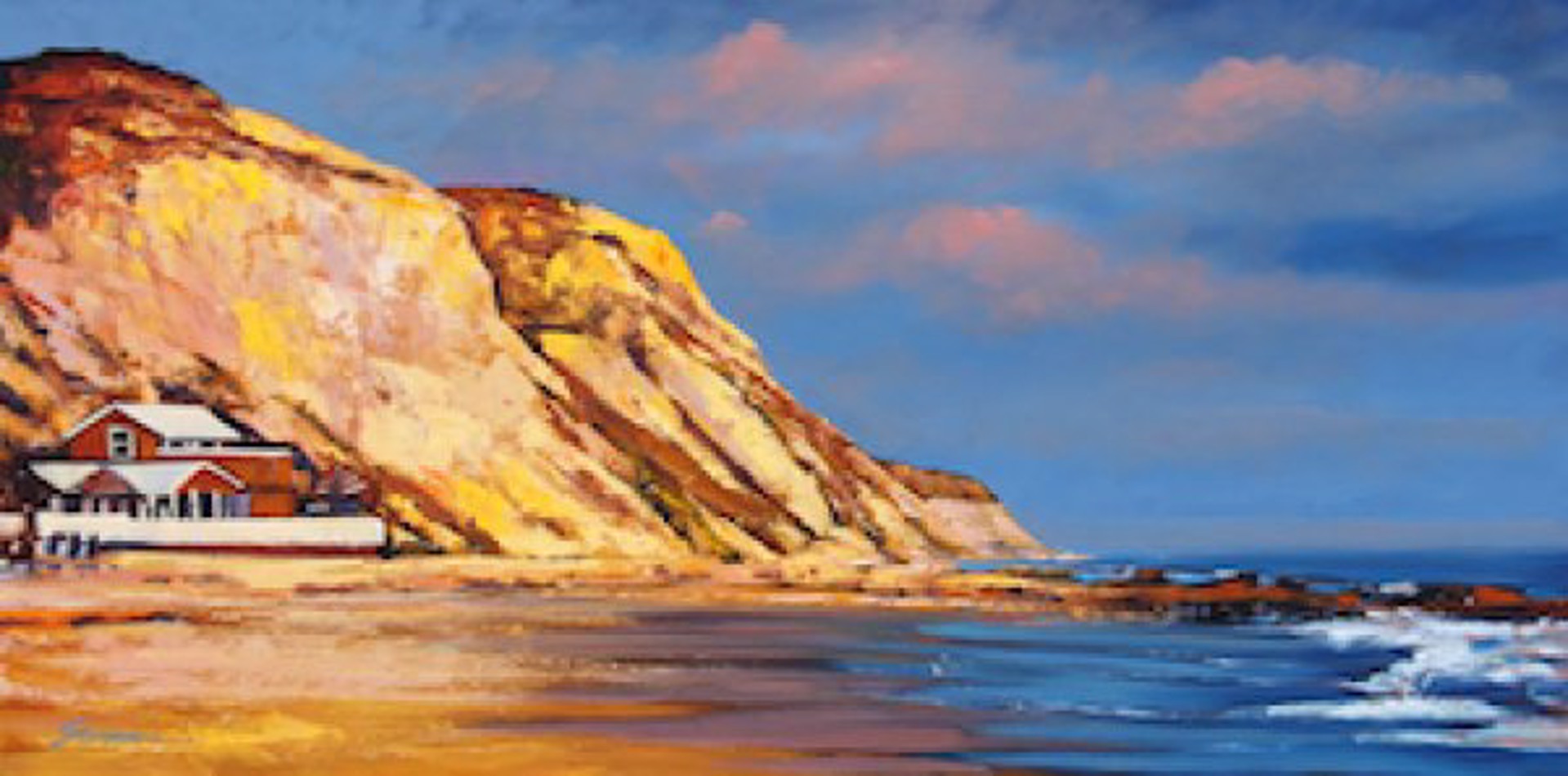 Cliffs At Crystal Cove by Tom Swimm