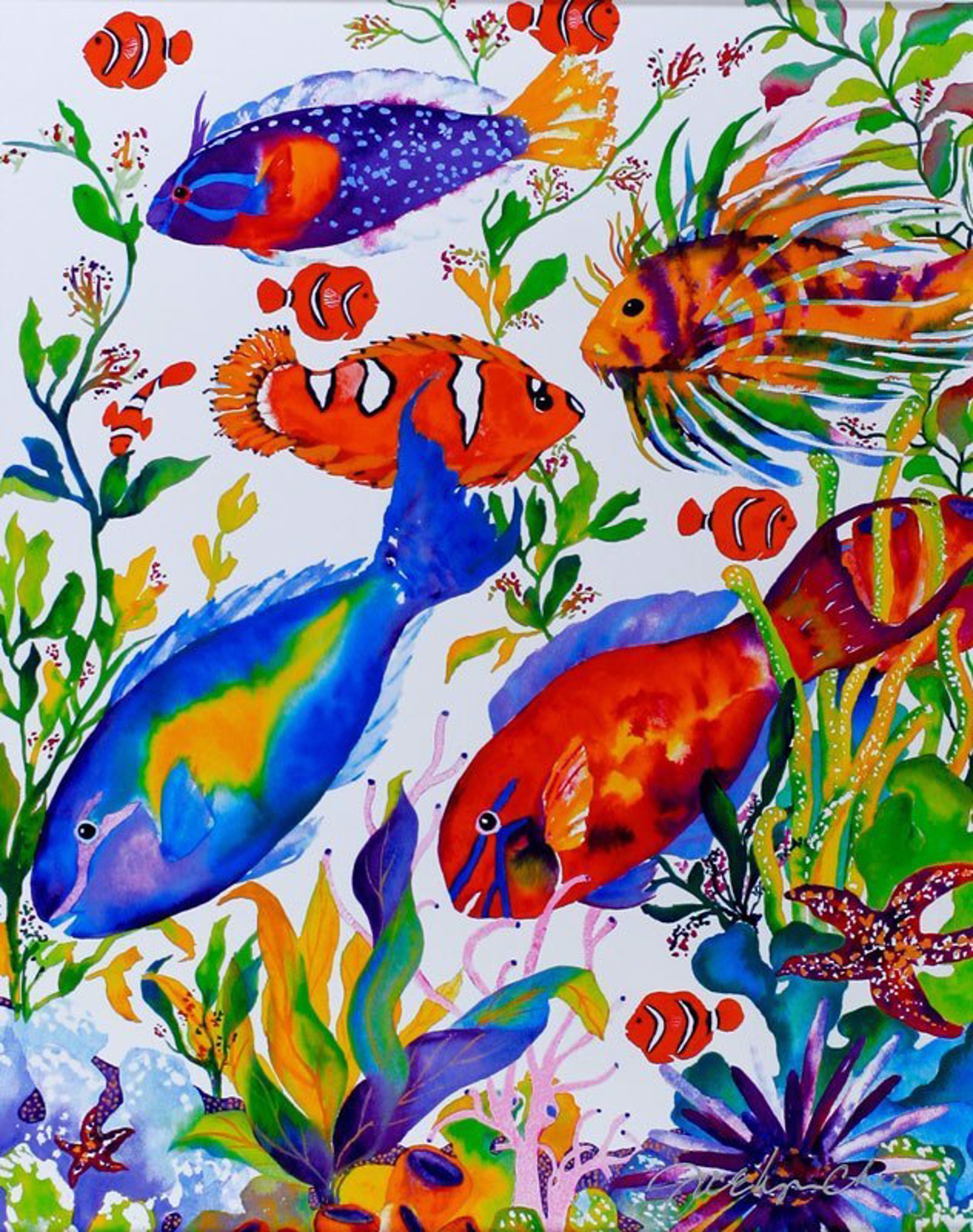 Hawaiian Reef Fish # 2 by Jocelyn Cheng