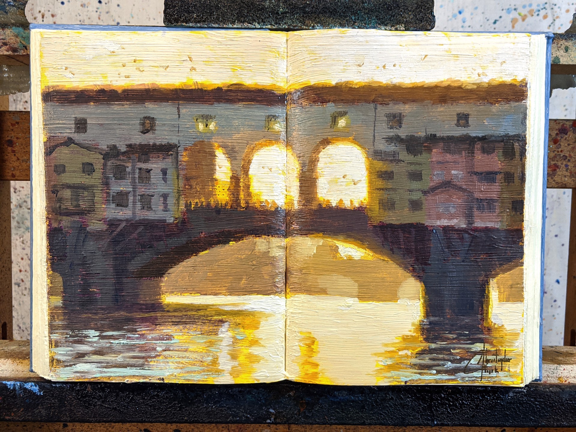 Florence, Ponte Vecchio by Christopher Clark