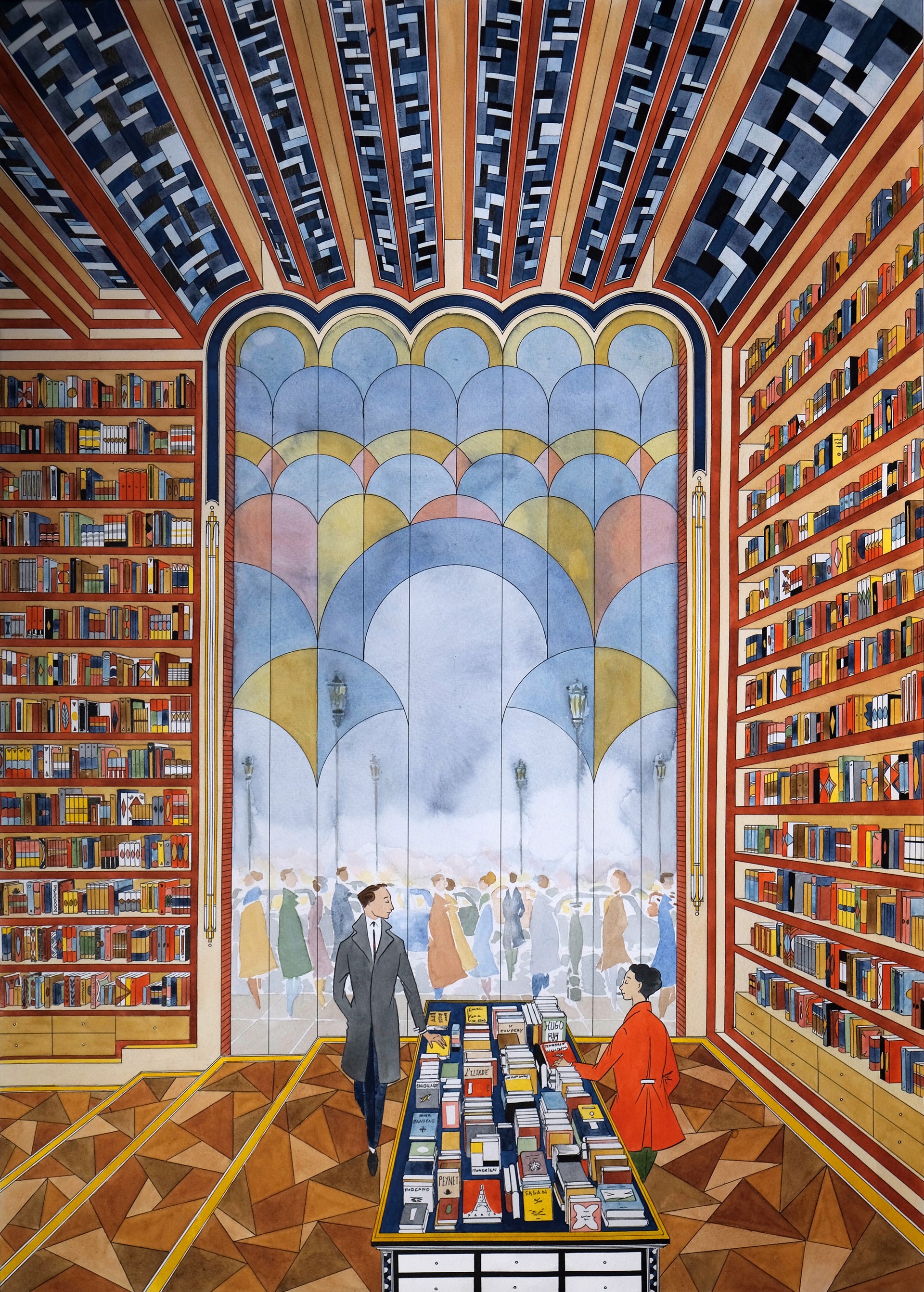 La Librairie by Alexis Bruchon