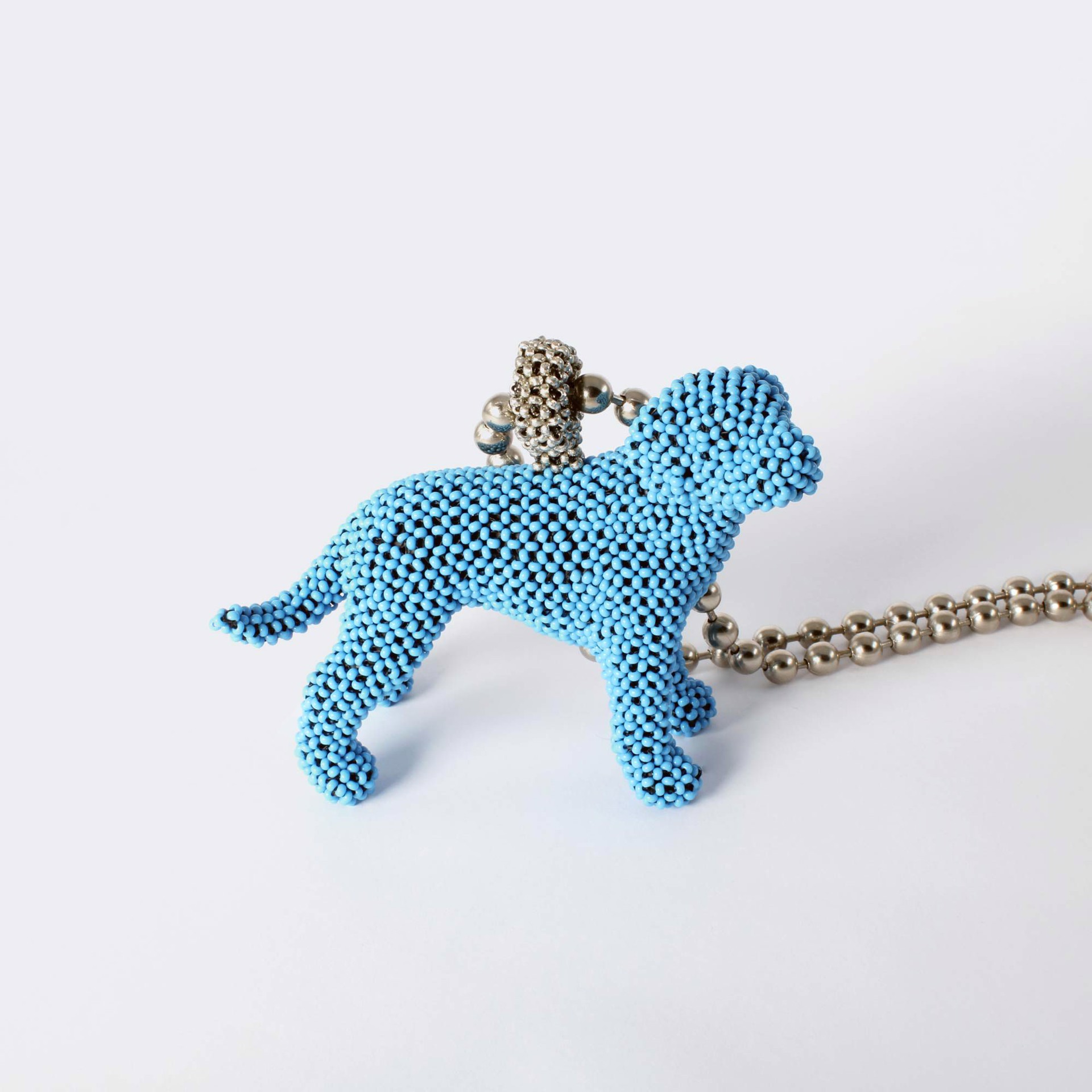 Light Blue Dog Pendant by David Chatt